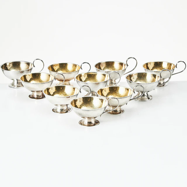 PUNCHMUGGAR, 6+4 st, silver.