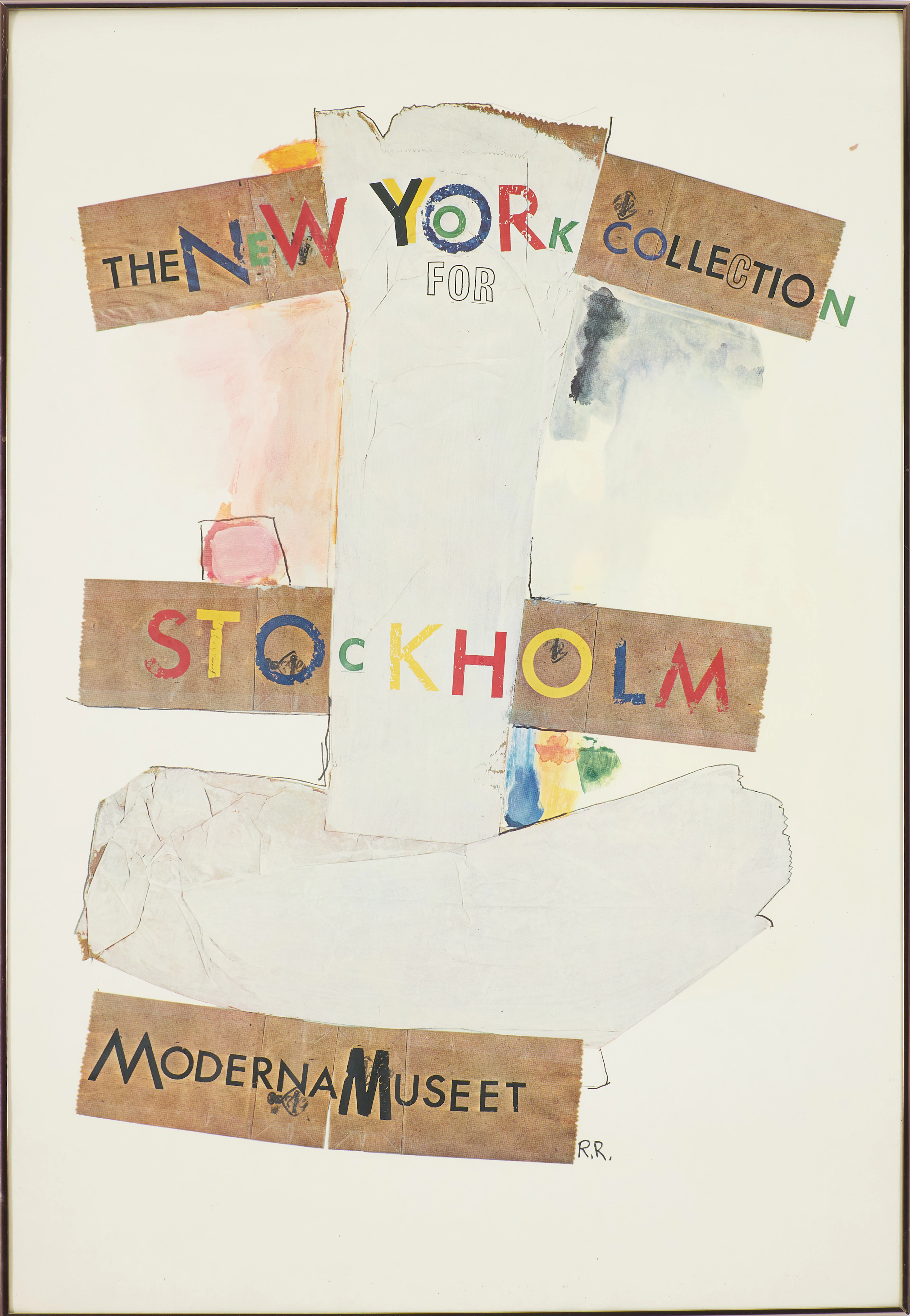 ROBERT RAUSCHENBERG. Affisch, 1970, Moderna Museet, Stockholm.