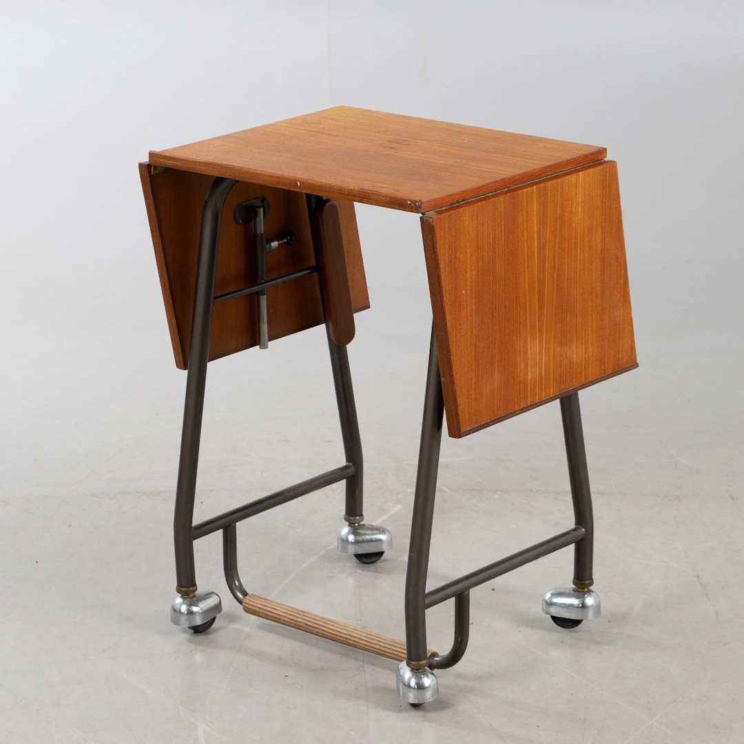 OKÄND FORMGIVARE, skrivbord / arkitektbord 1950-/60-tal, massiv teak