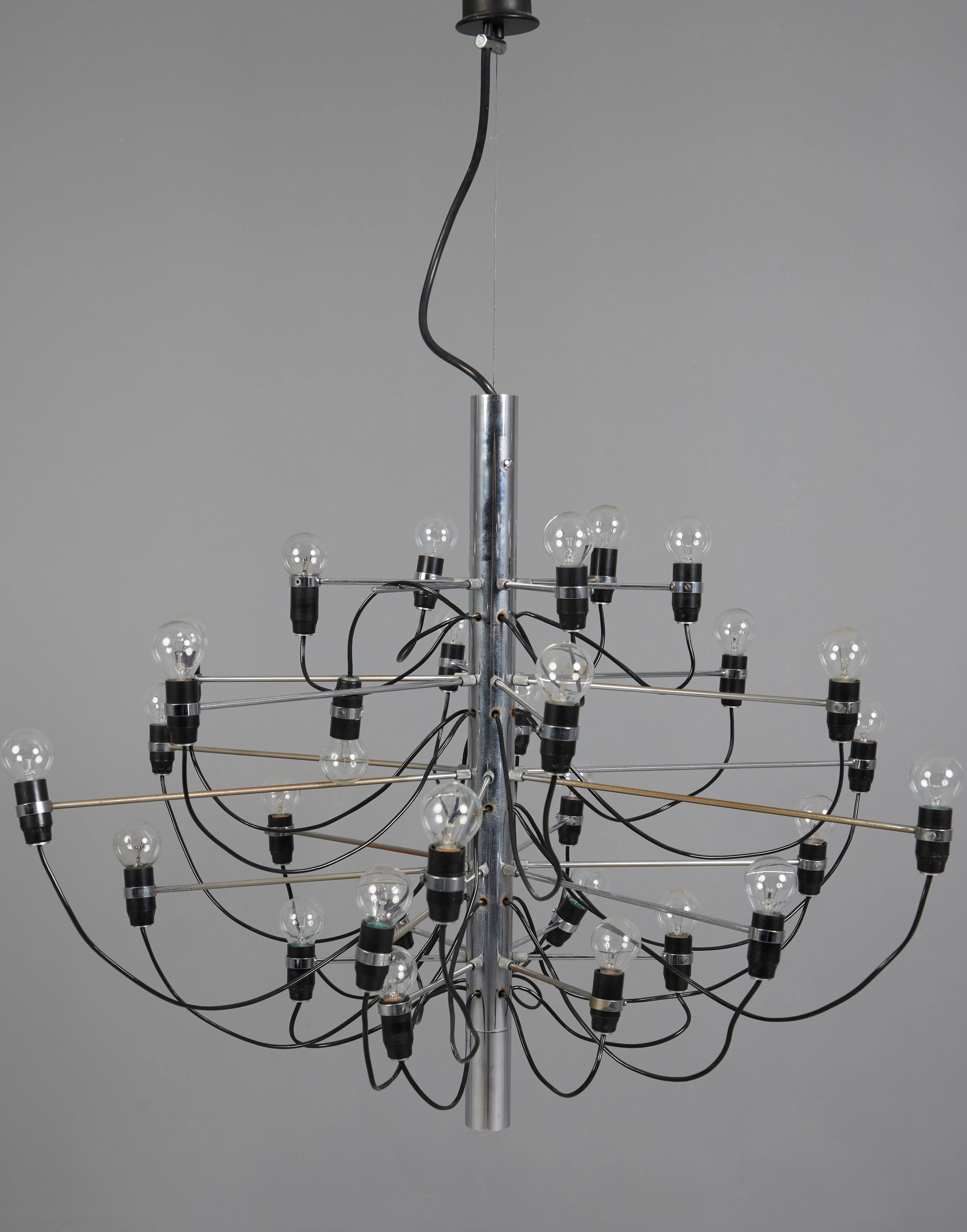 GINO SARFATTI. für Flos, Deckenlampe / Kronleuchter, Modell '2097/30'