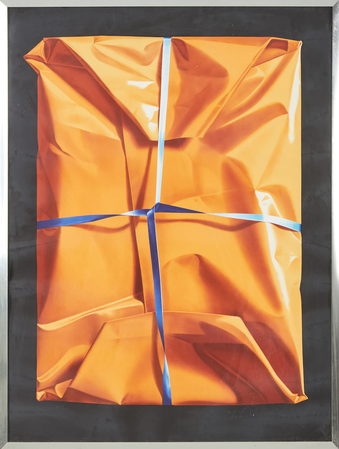 YRJÖ EDELMANN (SVERIGE, 1941-2016). "Wrapped Van Gogh", färglitografi, 1996.