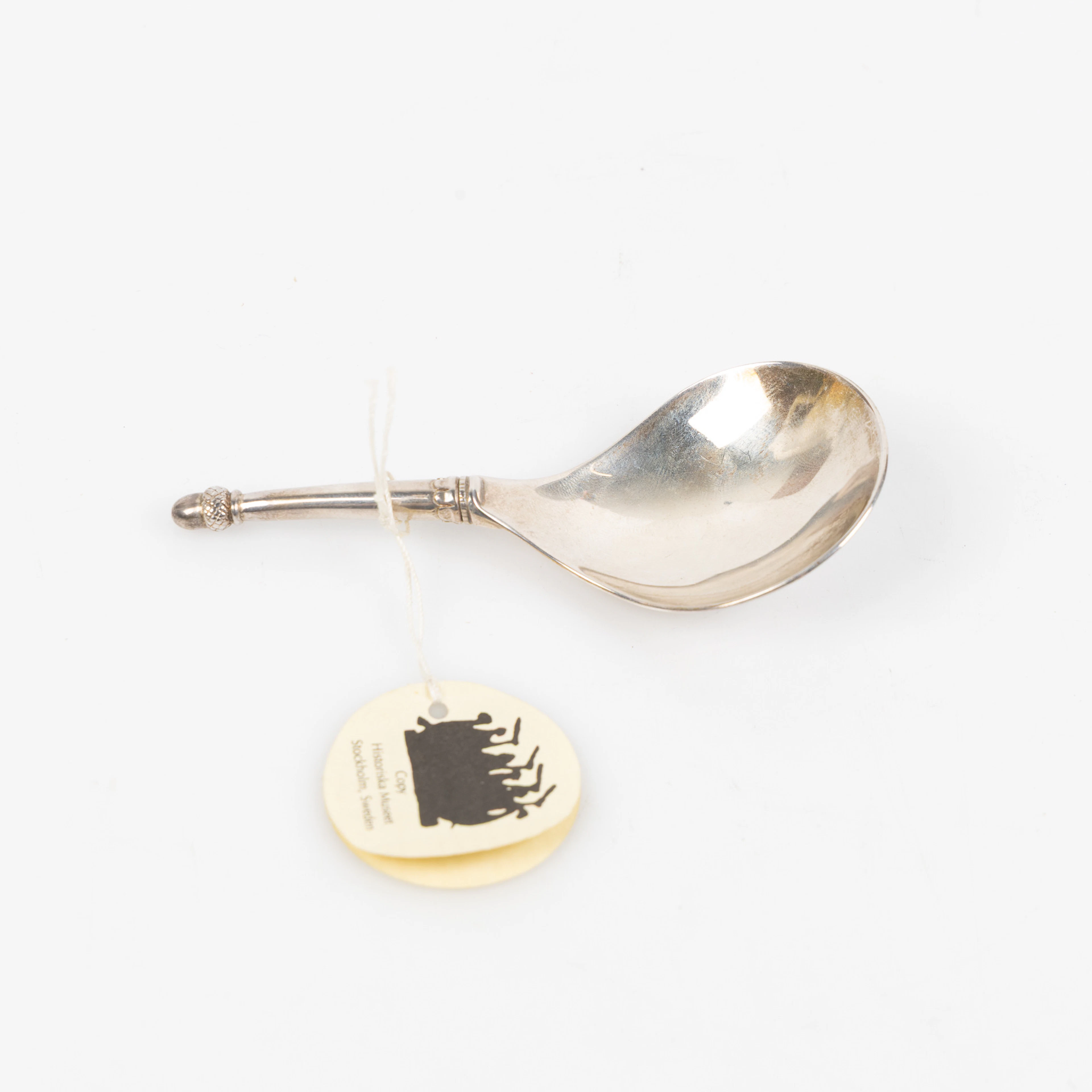 SUPSKED, sterlingsilver, kopia Historiska Museet, BEH Bengt Hallberg