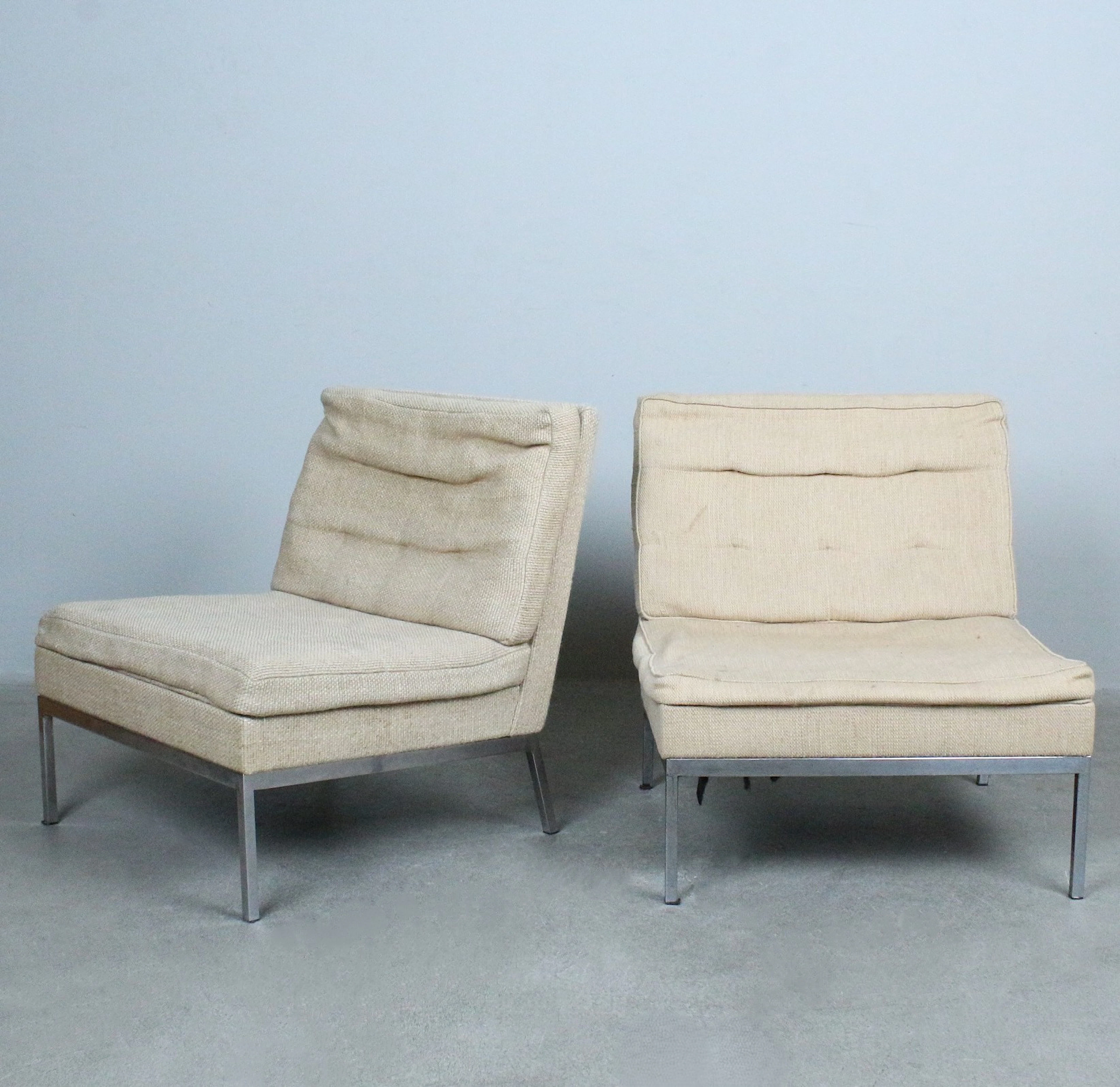 FLORENCE KNOLL. Knoll International. Paar Sessel / Lounge Chairs