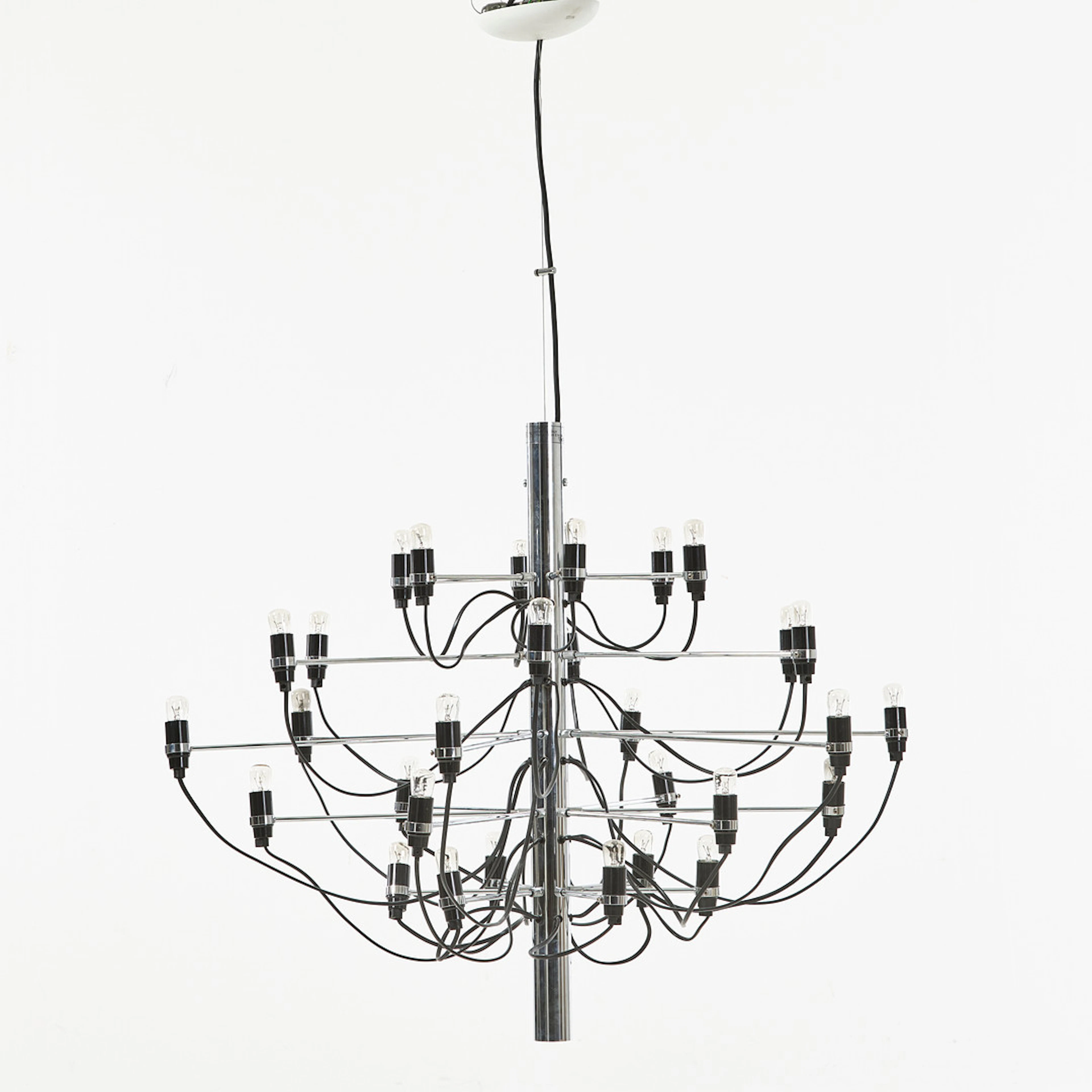 GINO SARFATTI. taklampa, "2097/30", Flos, Italien, formgivningsår 1958.