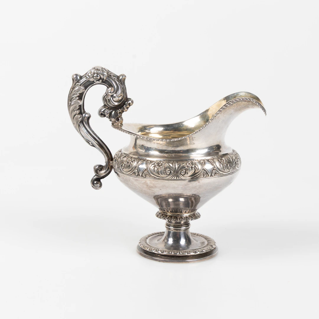 GRÄDDKANNA, silver, Conrad Christian Fredrik Schröder, Peter R. Hinnerup