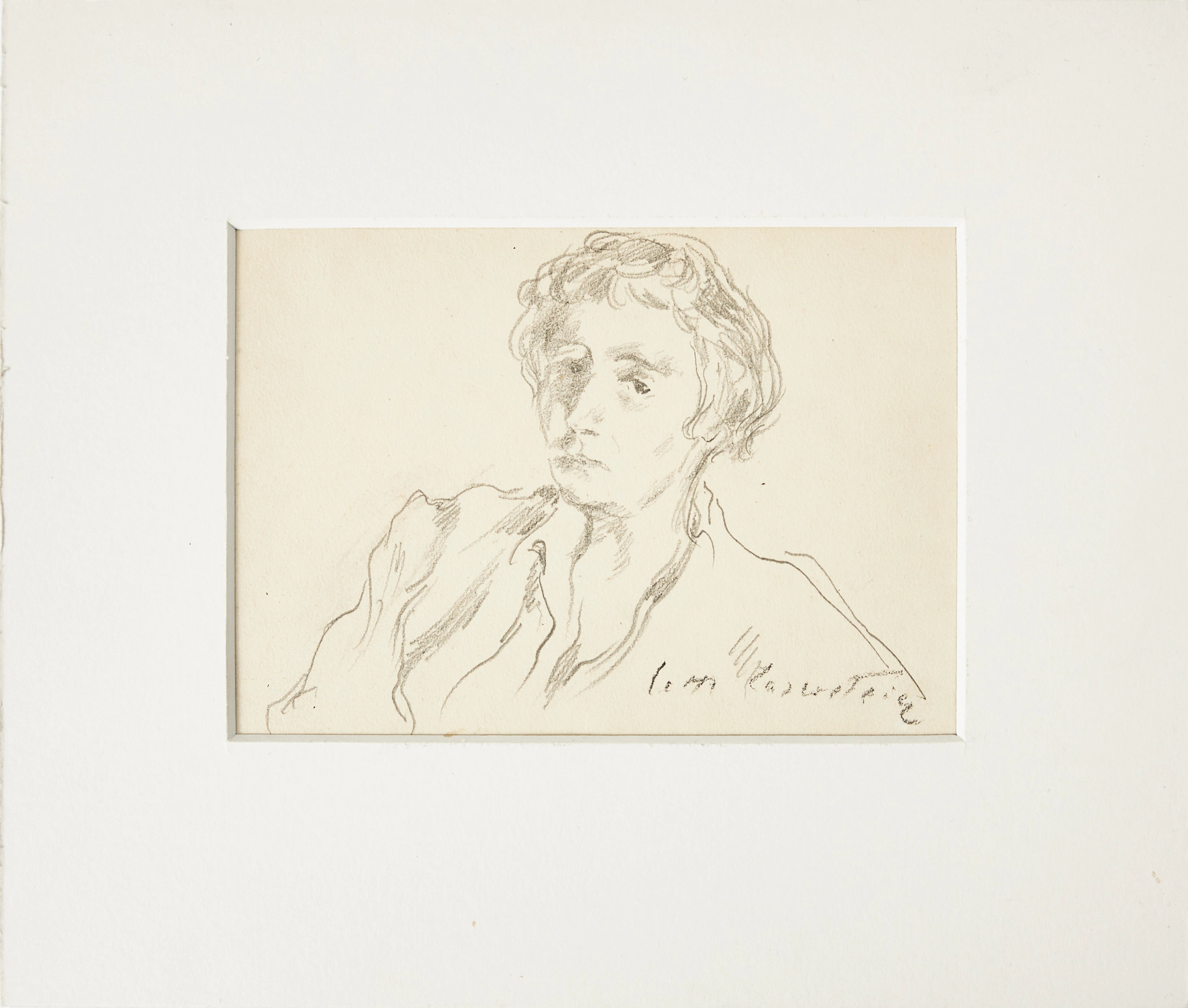 LOTTE LASERSTEIN. Porträtt.