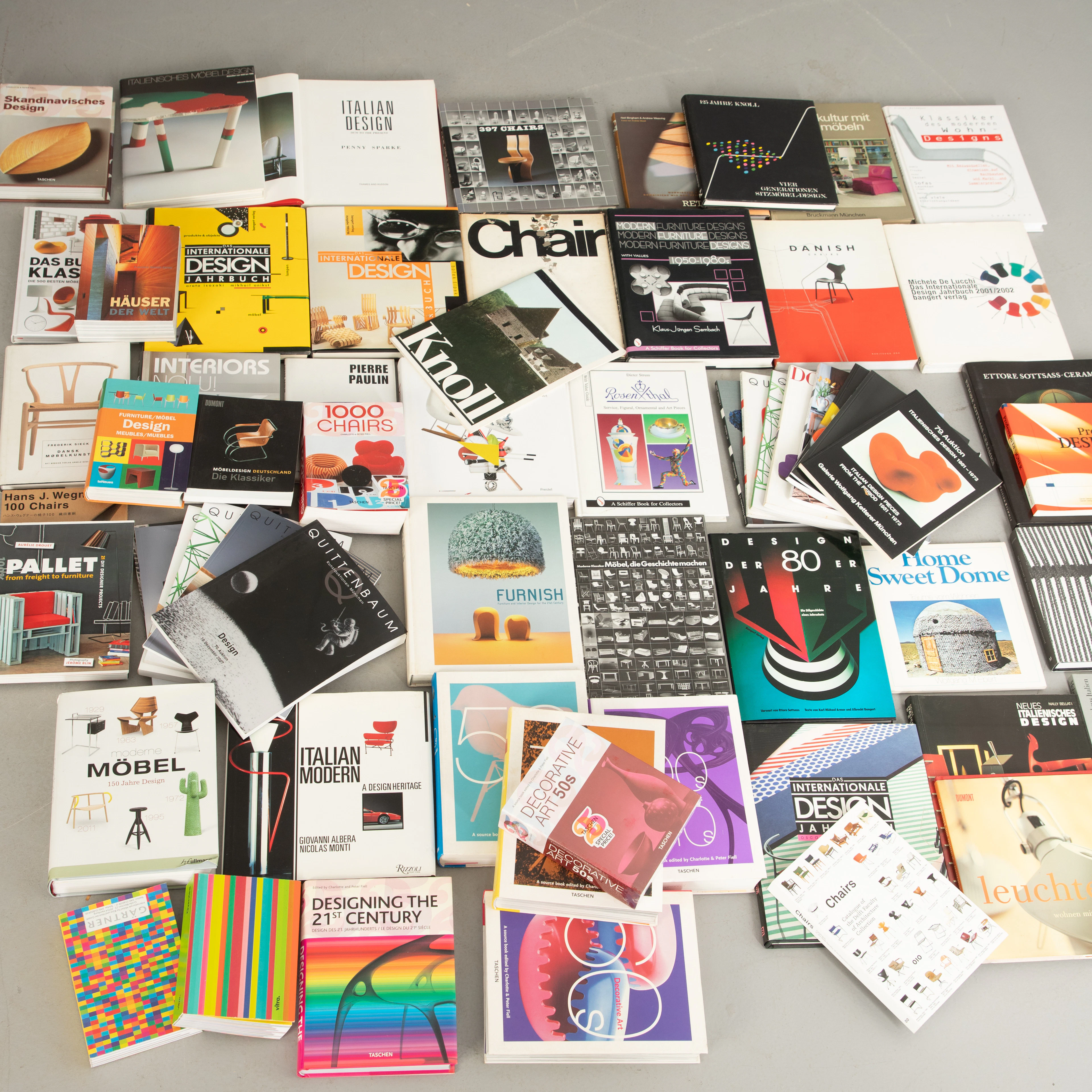 Konvolut: Bücher über Modernes Design / Design / Möbel (ca. 60).