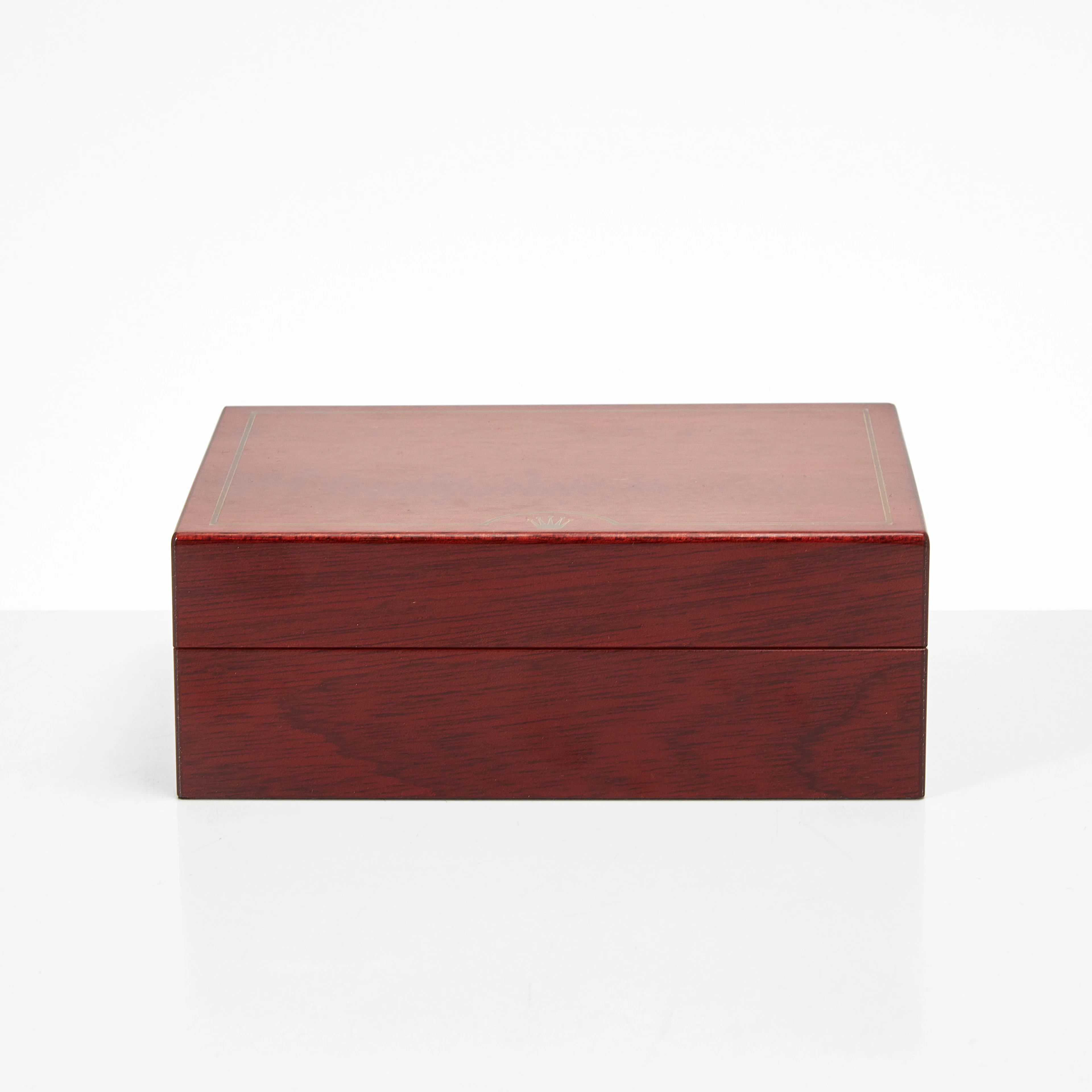 BOX, till Rolex armbandsur, trä, ca 1995.