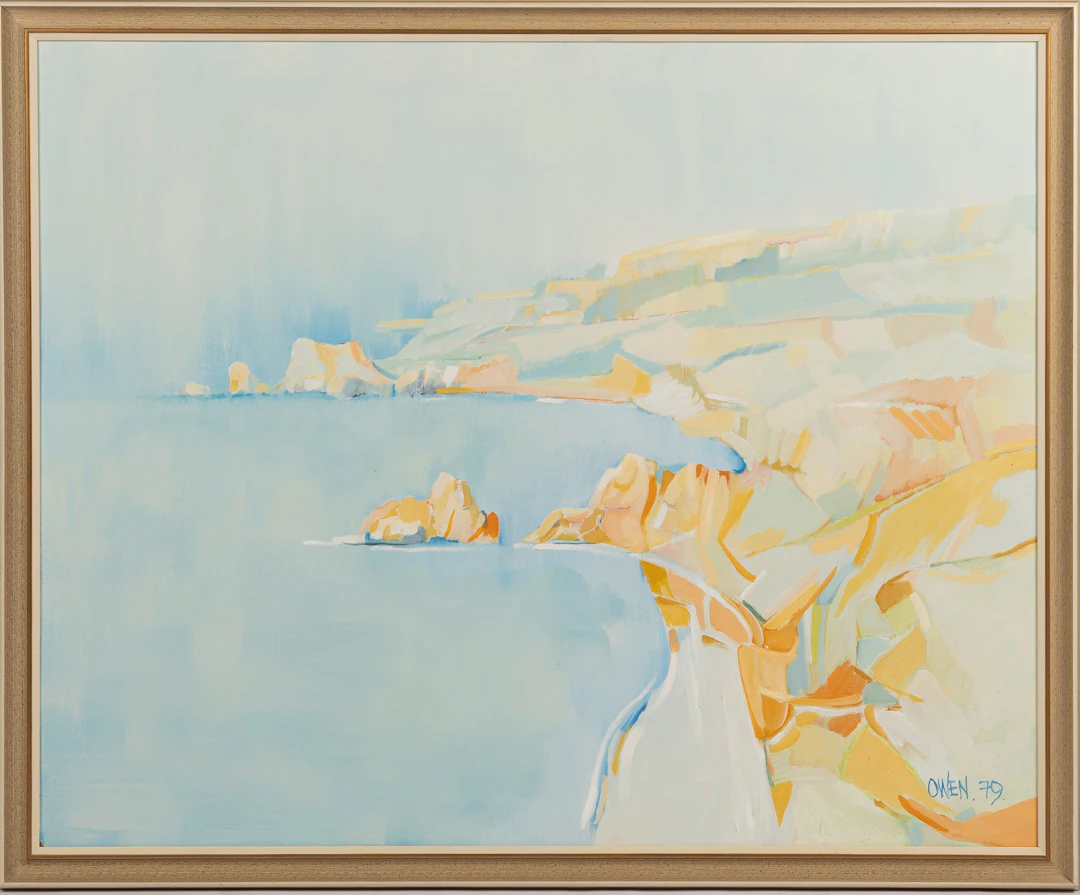 MICHAEL OWEN (BRITTISK / CYPERN, 1938–2024). "Petra tou Romiou" (Afrodites