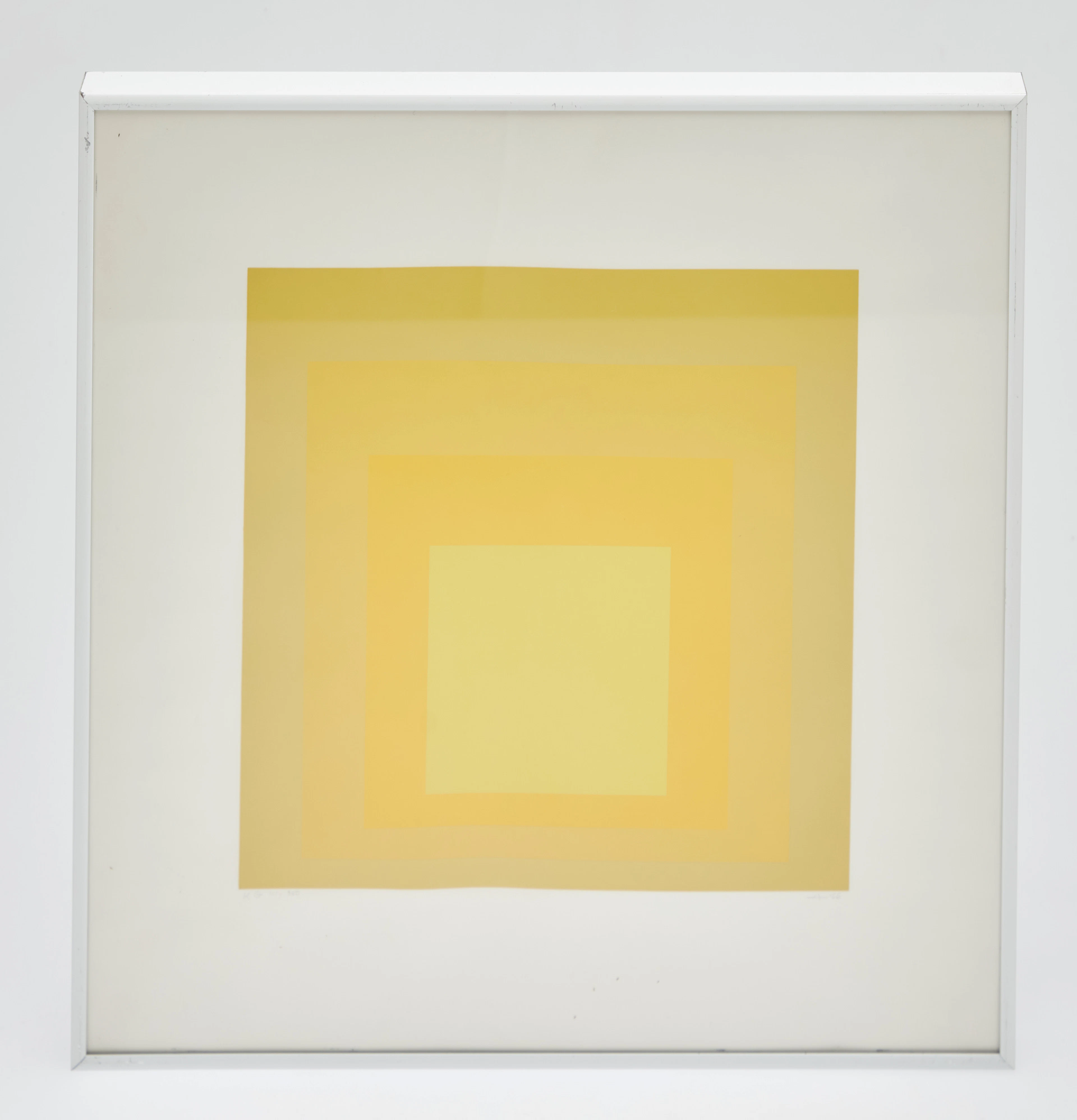 JOSEF ALBERS (1888-1976). 'K G', Siebdruck.