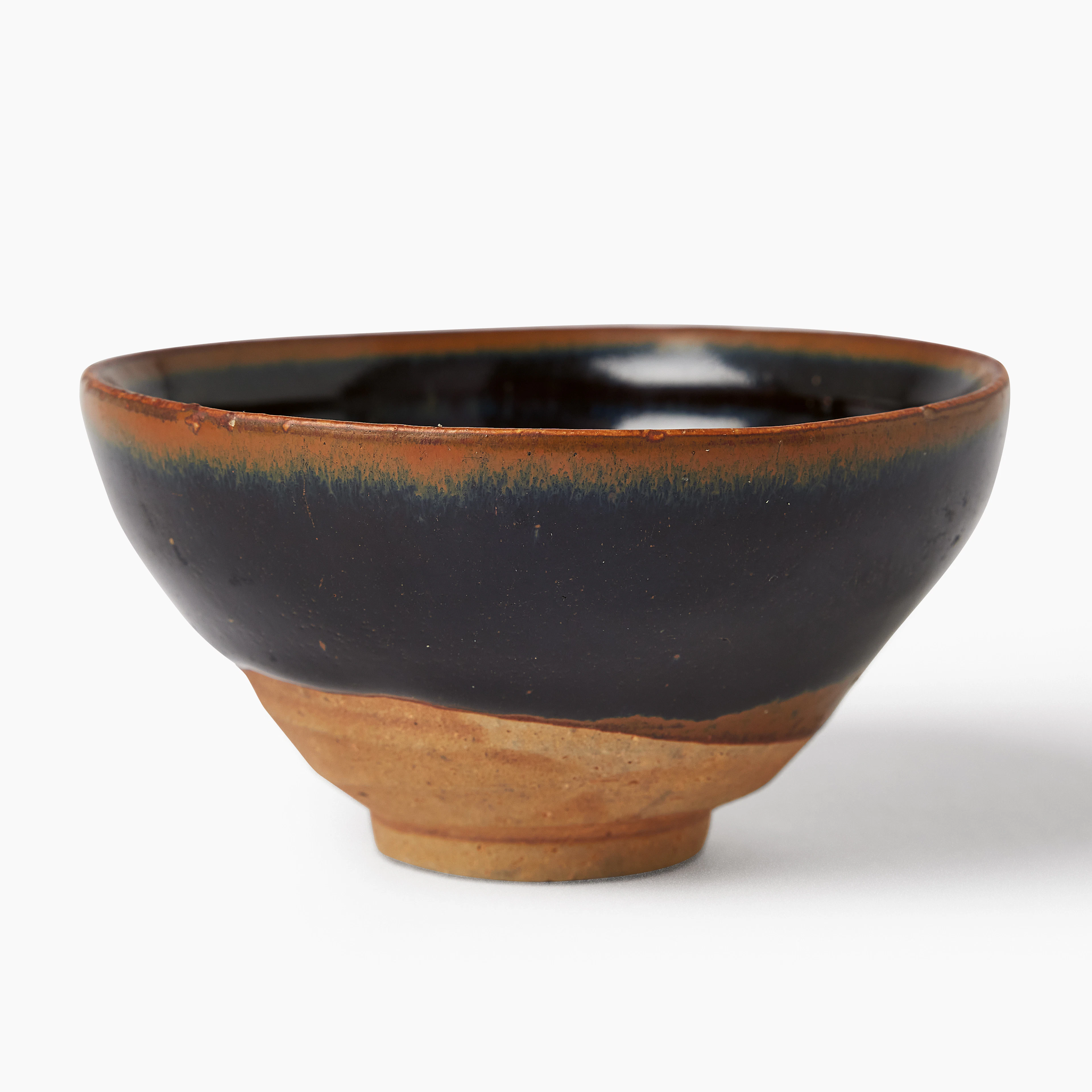 A Chinese Yulinting-Type Silver-Decorated Stoneware Bowl.