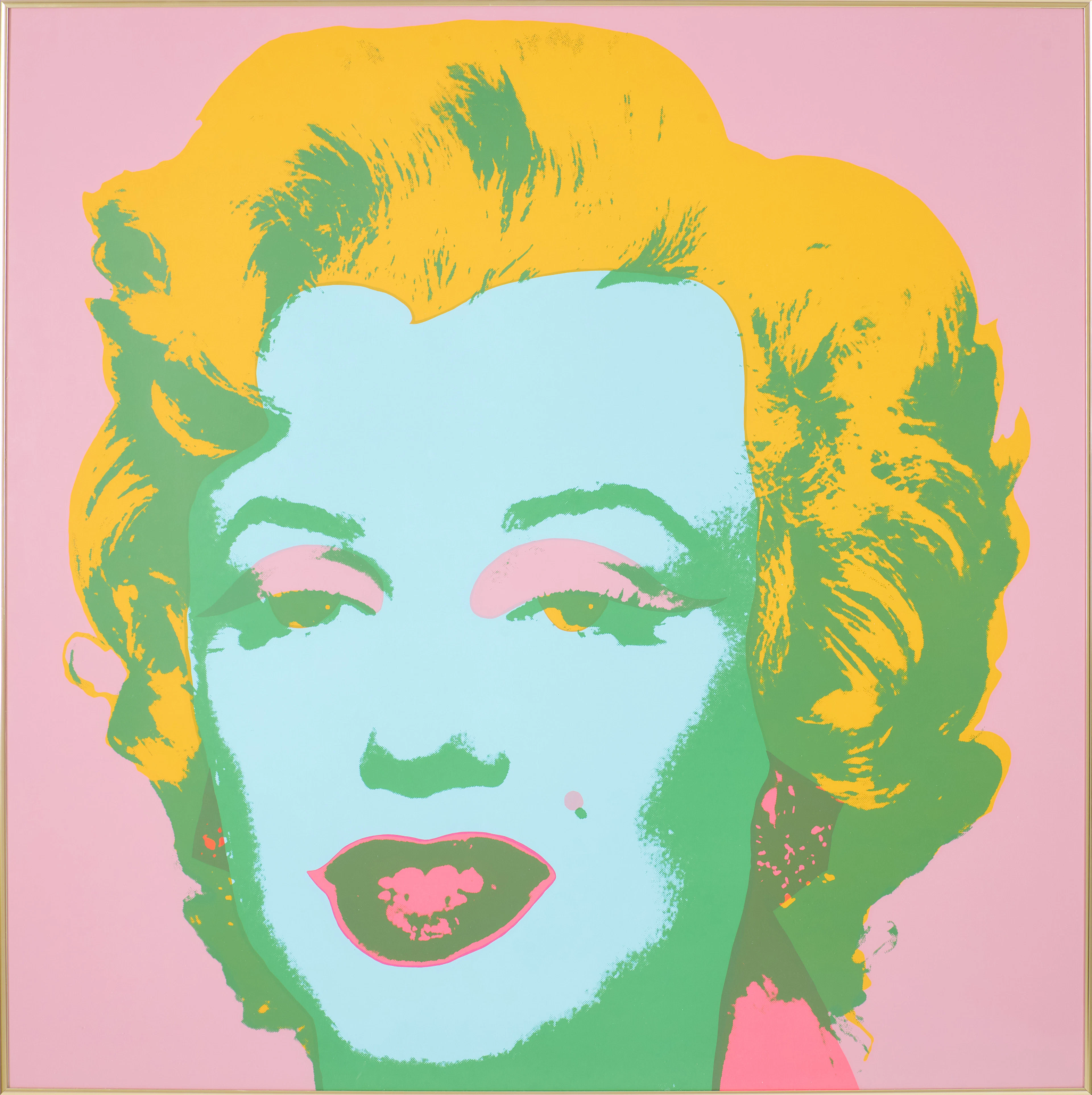 ANDY WARHOL. EFTER. färgserigrafi, "Marilyn", utgiven av Sunday B