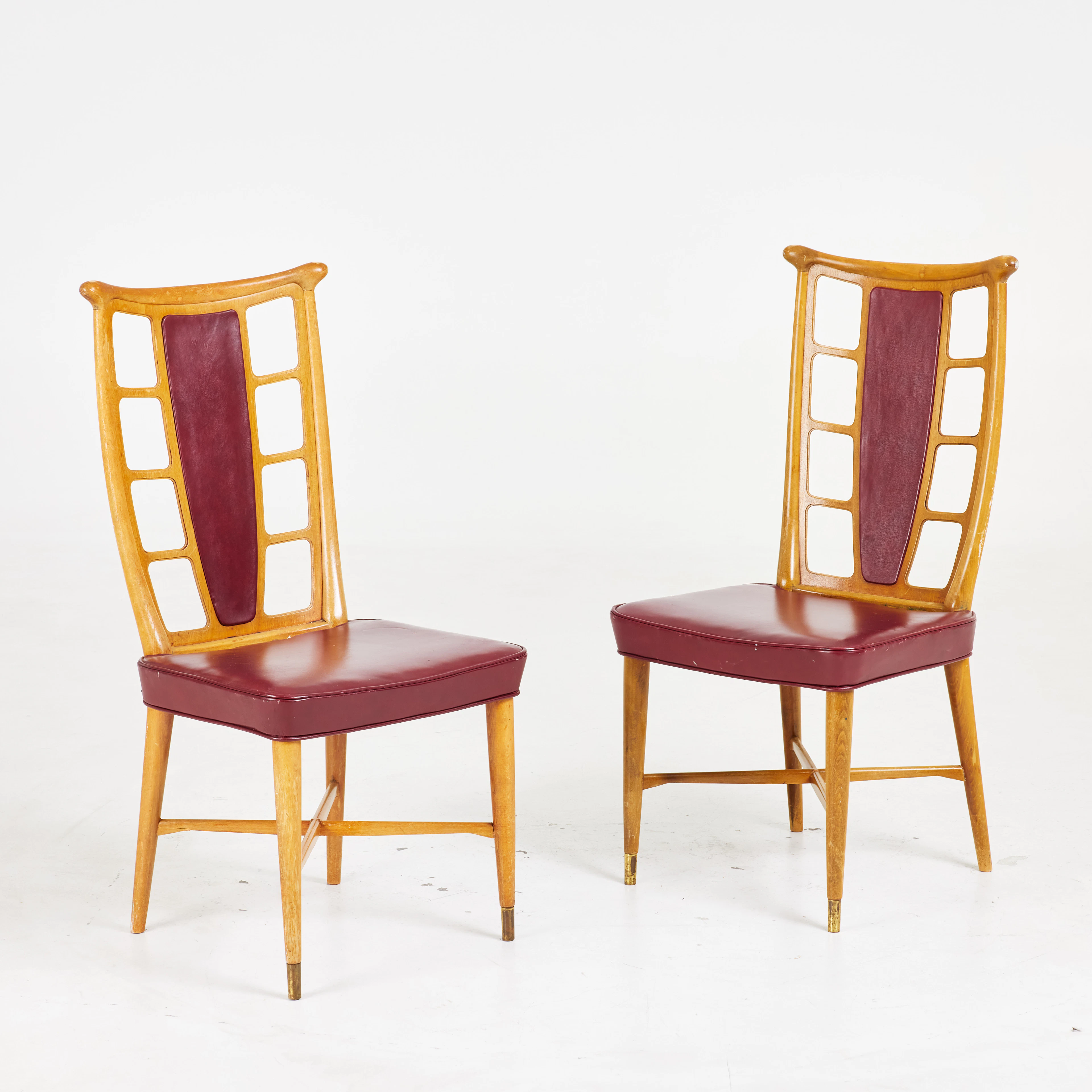 TAGE WESTBERG & SÖREN MORANDER. Stolar. 1 par, "Rutor", AB Westbergs