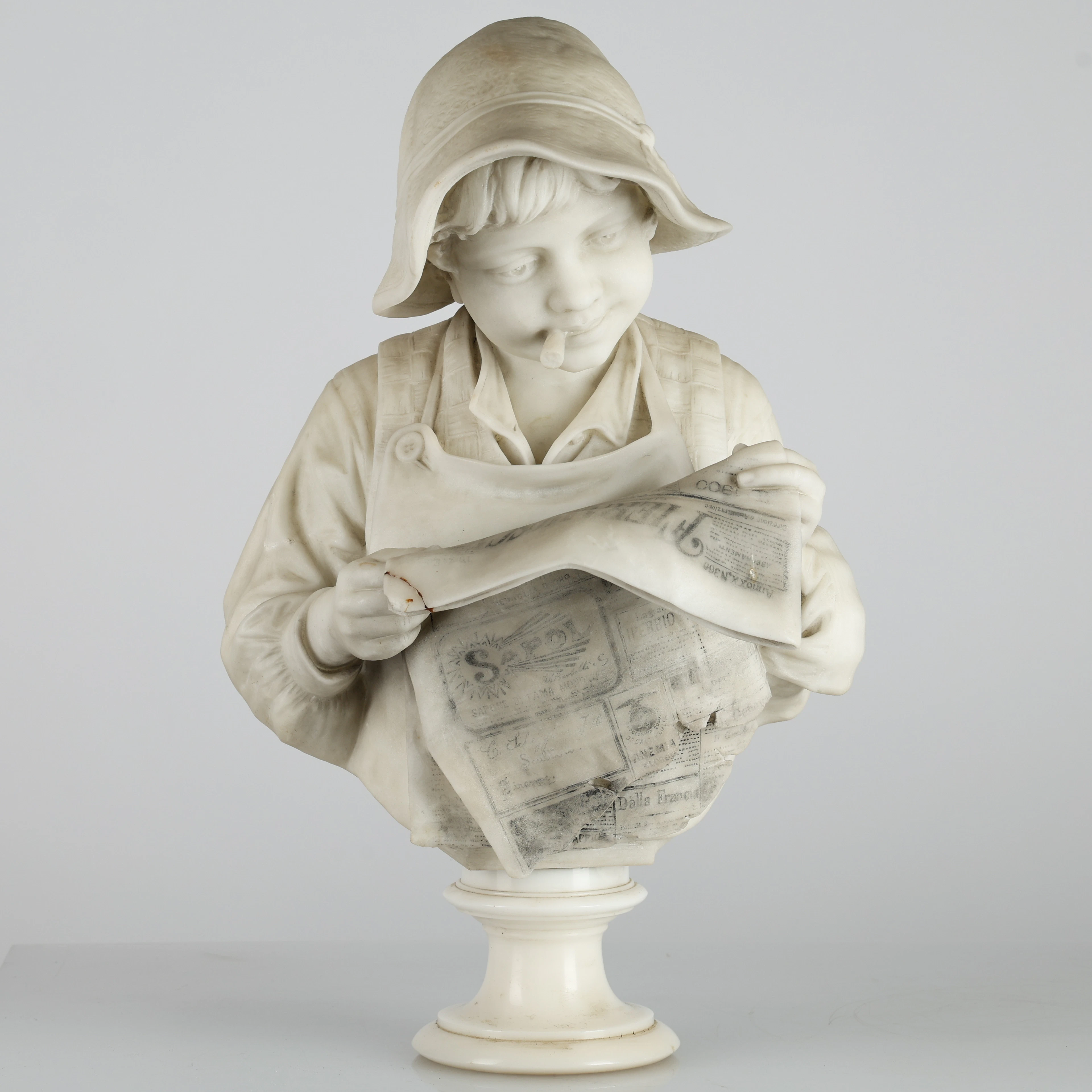 SKULPTUR, alabaster, 1900-talets första del, Italien.