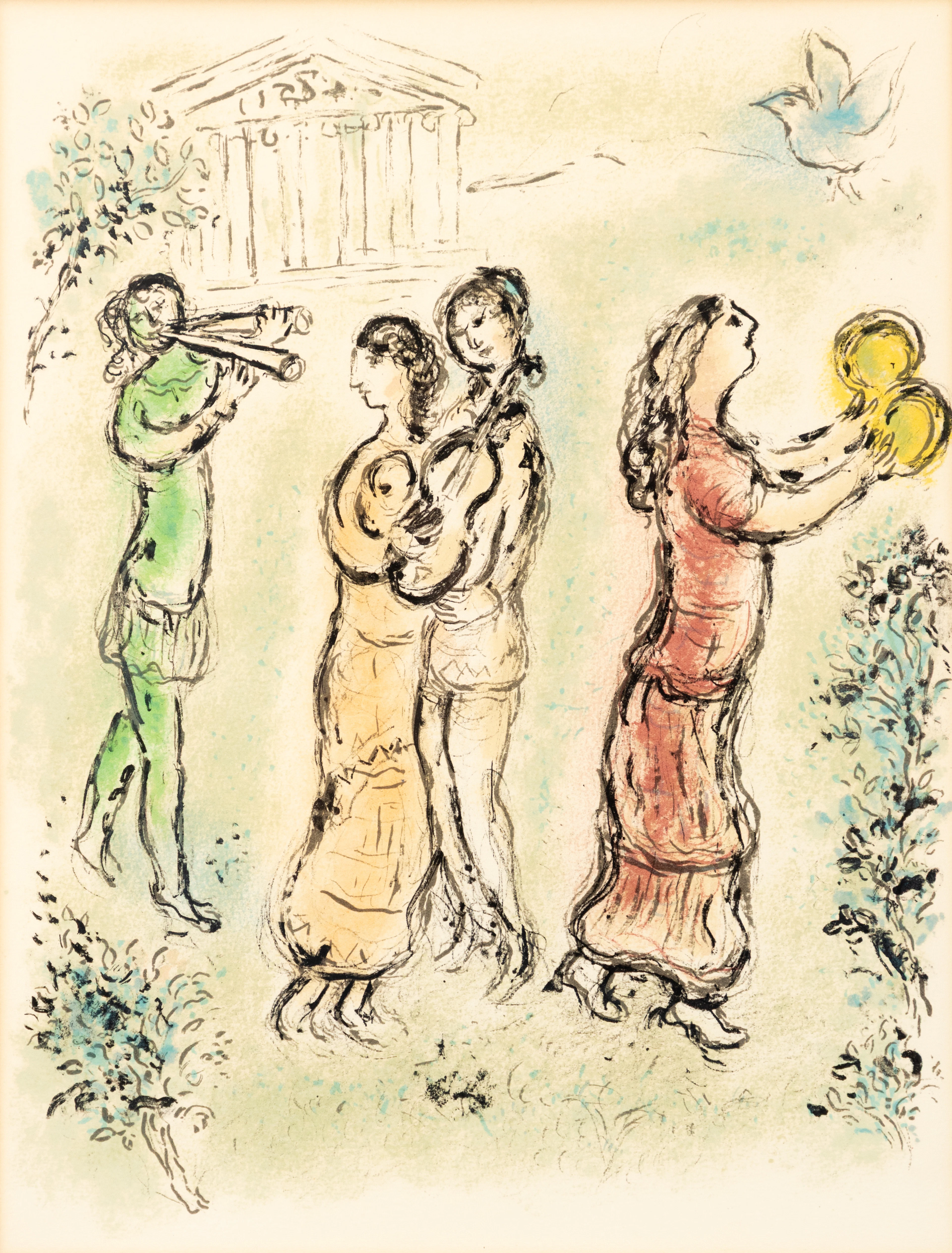MARC CHAGALL (1887-1985). Das Fest.