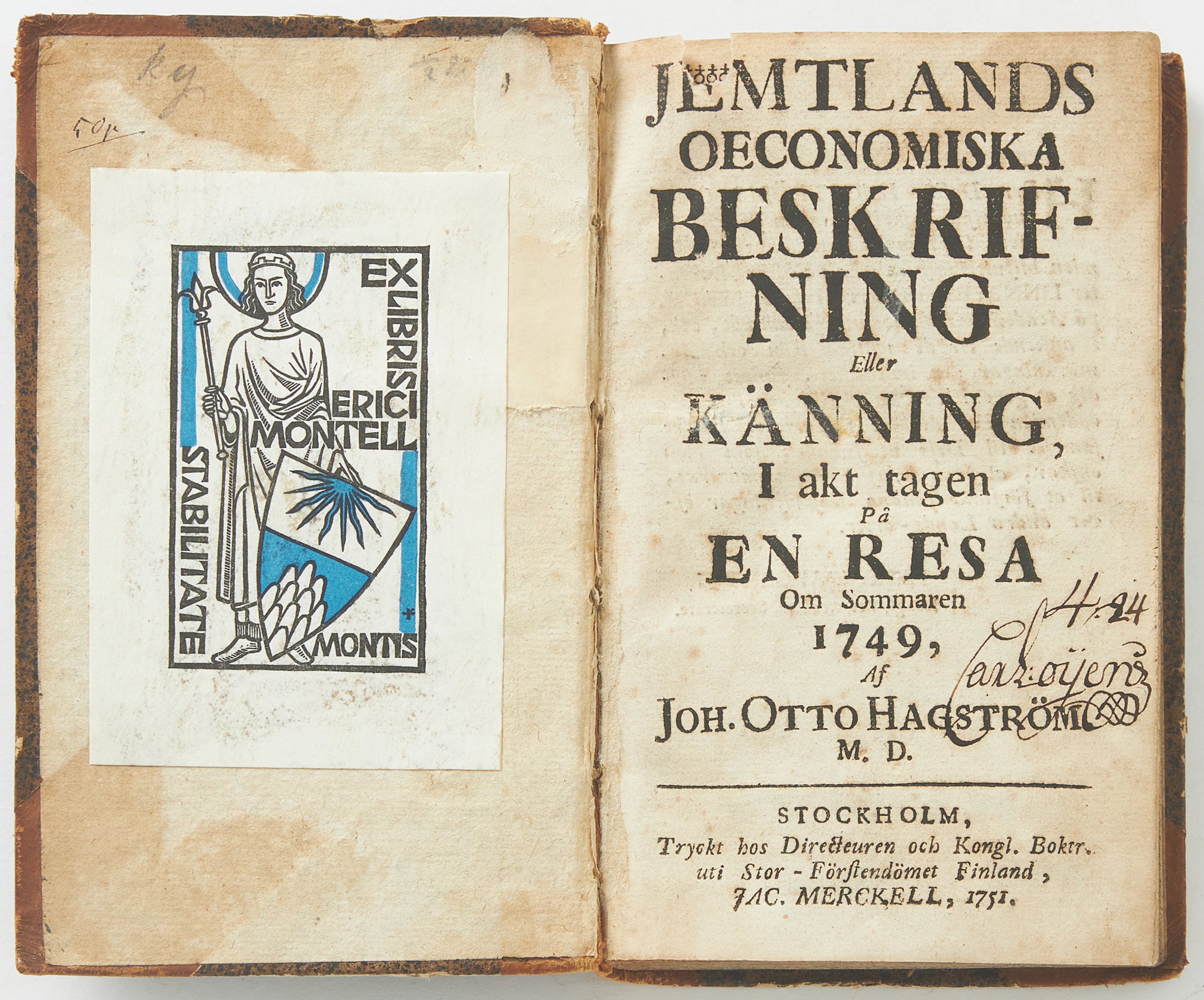 HAGSTRÖMS JÄMTLÄNDSKA RESA 1751.
