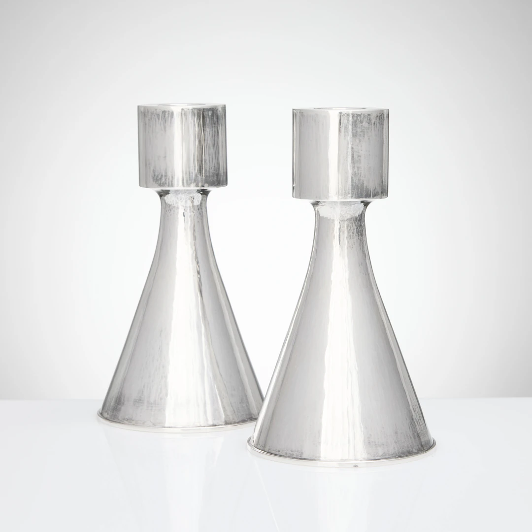 SIGURD PERSSON. Ljusstakar, ett par, silver 925/1000, Stockholm 1984.
