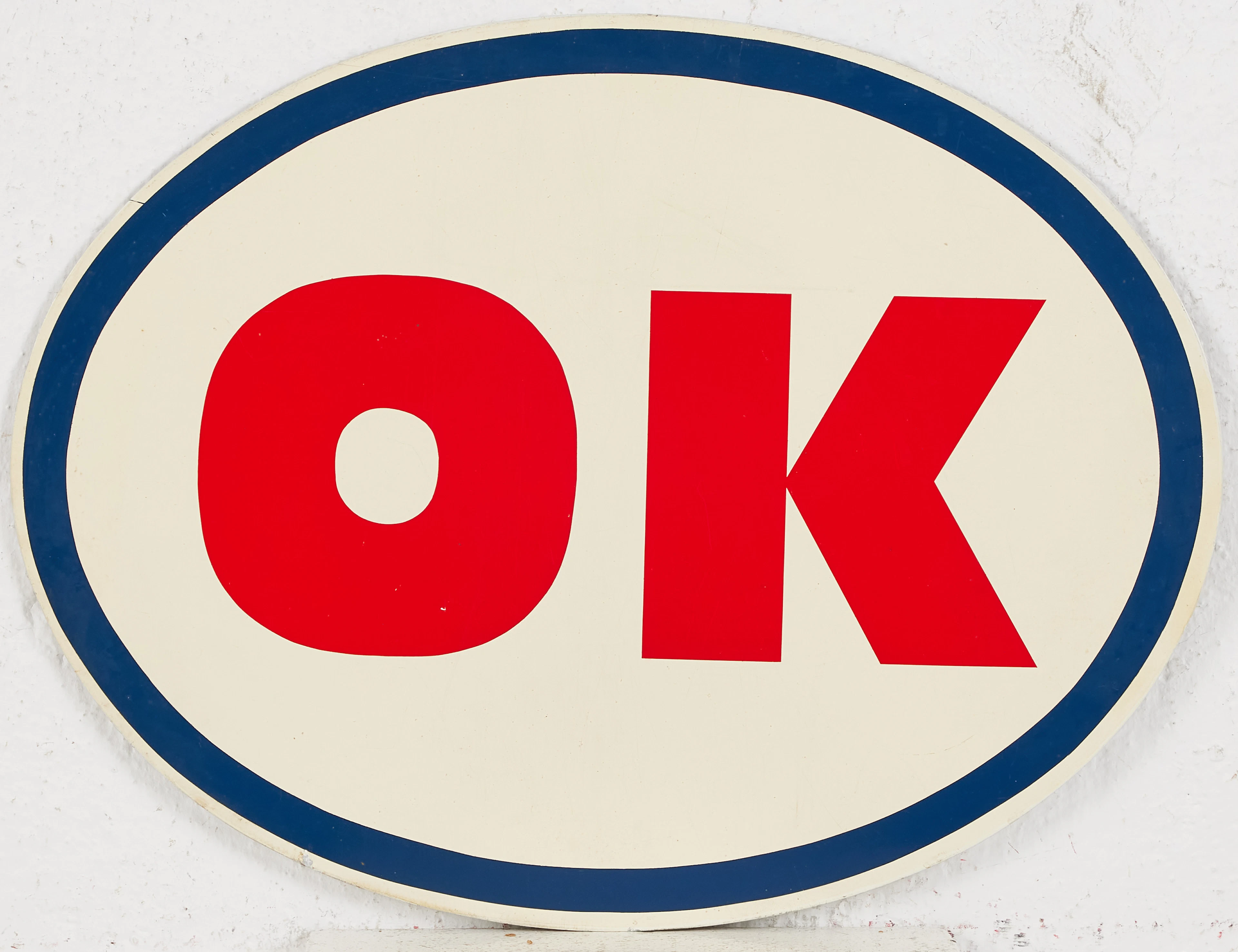 EMALJSKYLT, "OK", 1900-talets mitt.