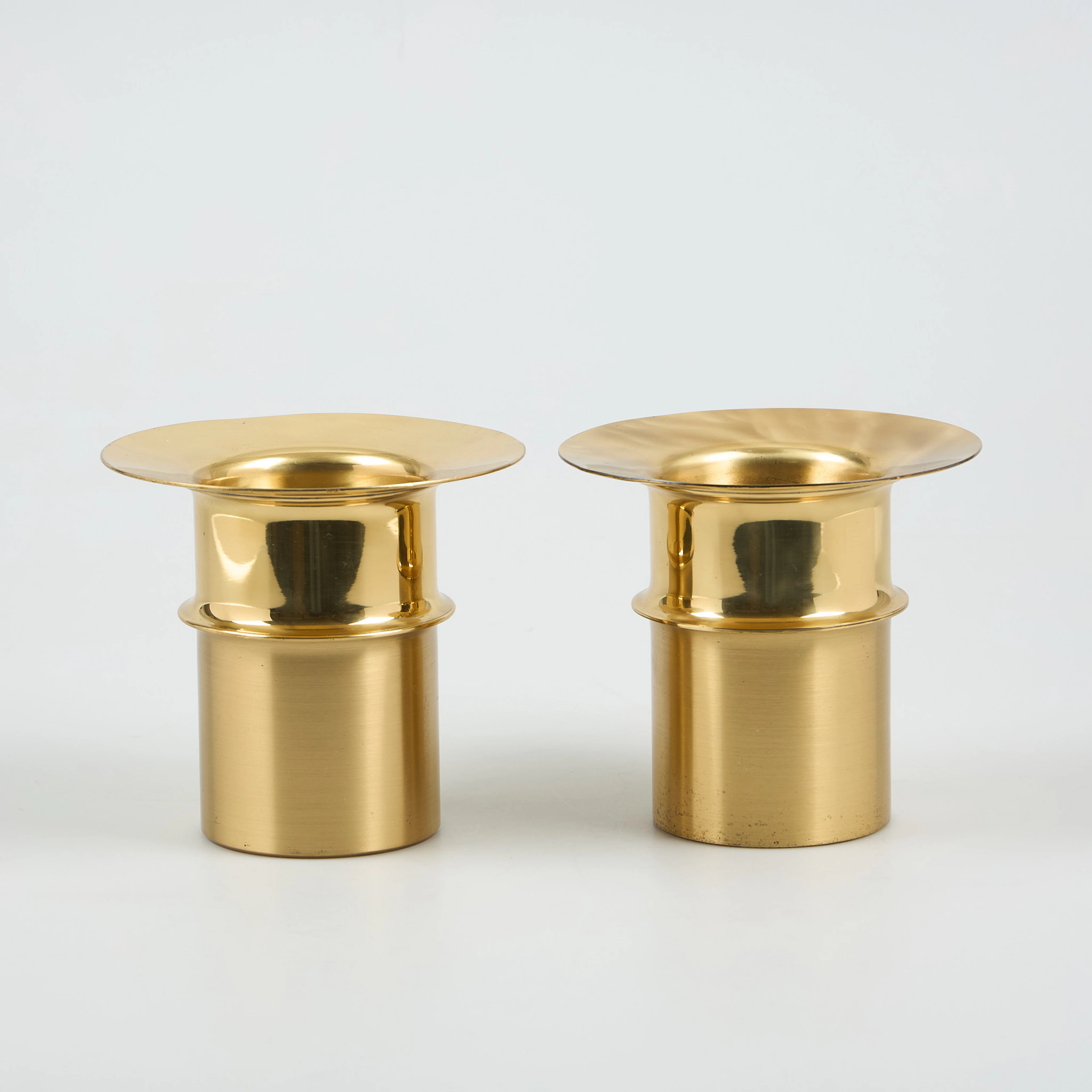 TAPIO WIRKKALA. Ljusstakar, 2st, Hopeakeskus Oy, Made in Finland Design