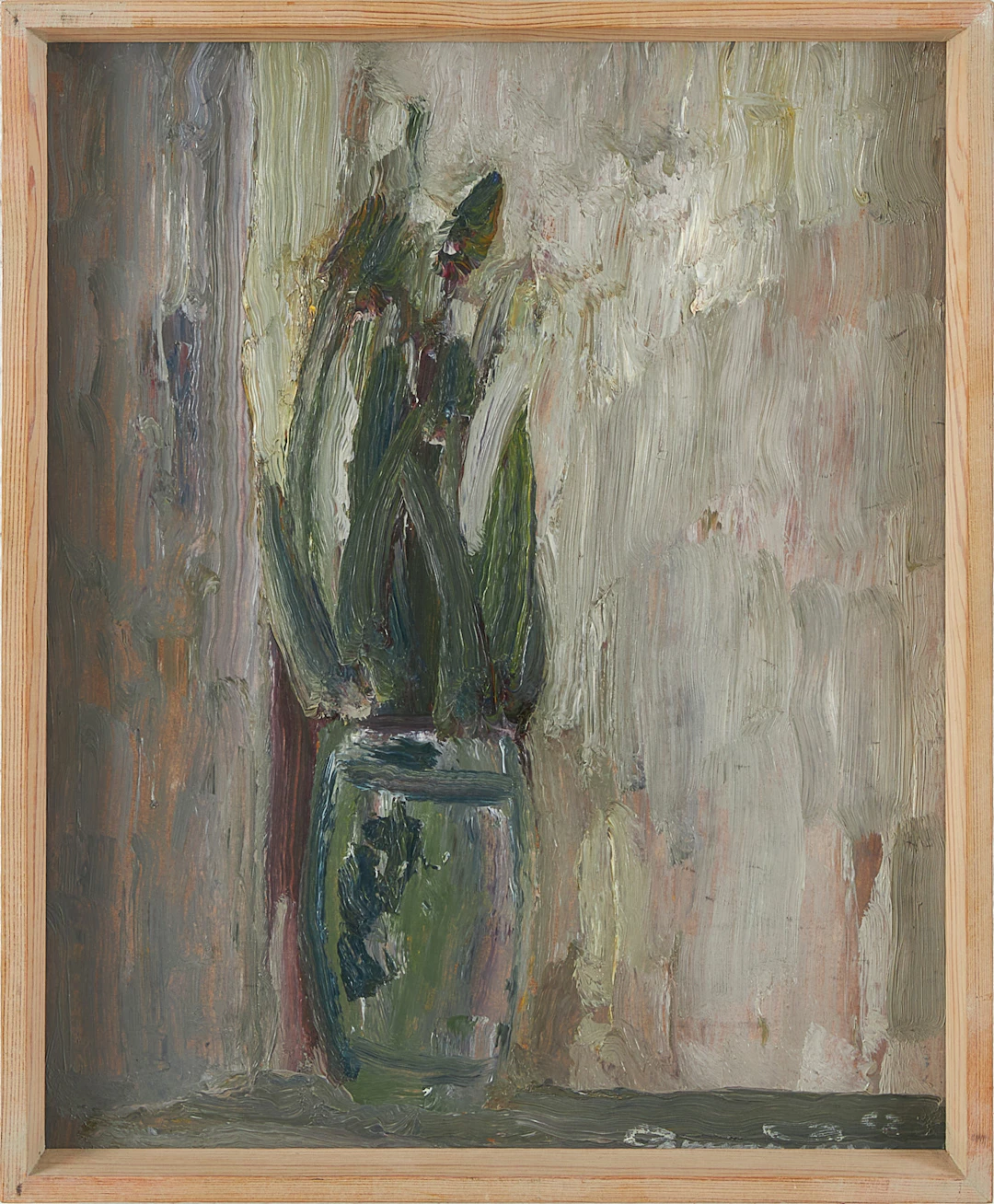 GUNNAR PERSSON (1908-1975). Stilleben med blommor i vas.