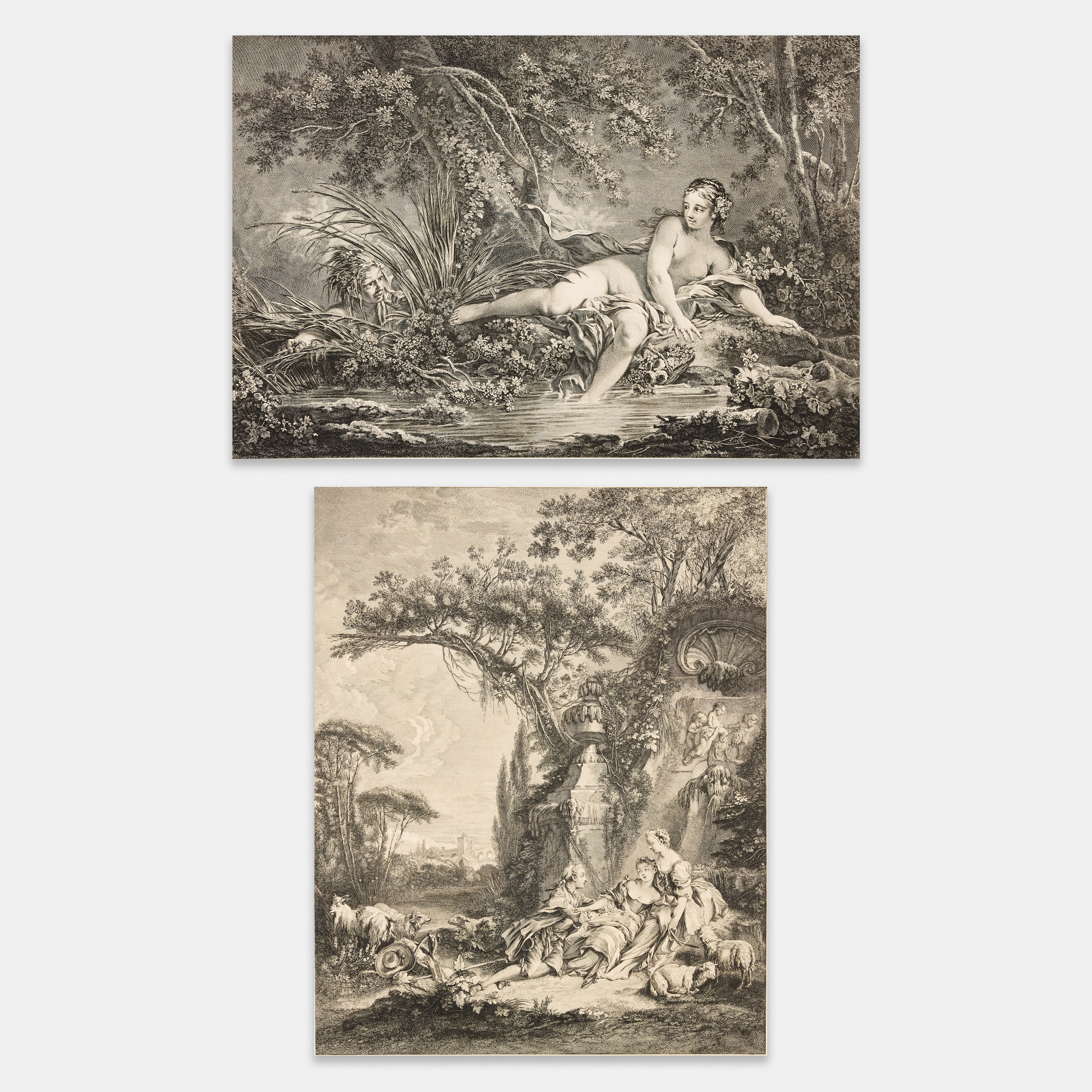 JEAN DAULLÉ FRANCE 1703-1763) AFTER FRANÇOIS BOUCHER (FRANCE 1703-1770).