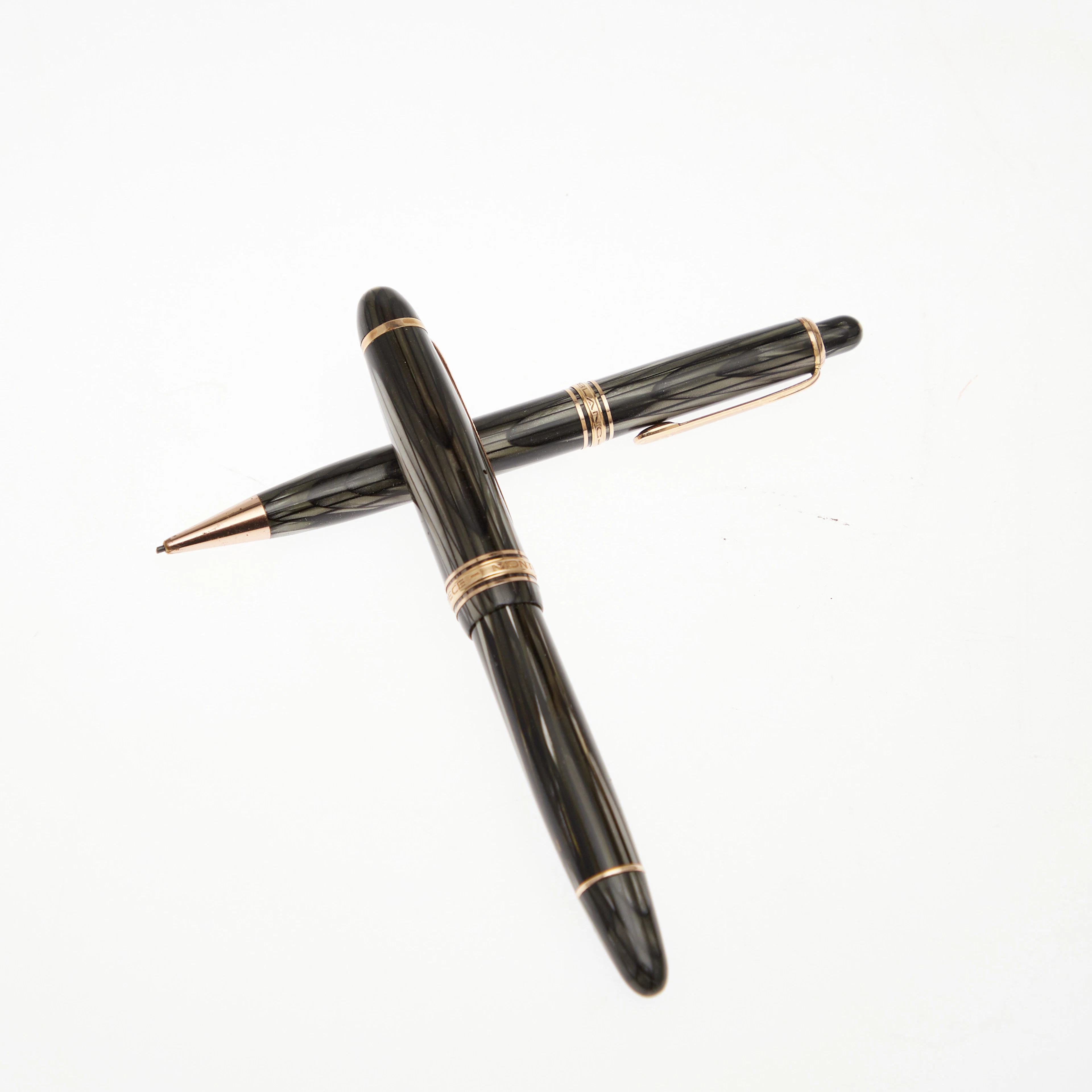 MONTBLANC. Meisterstücke, Set Füllfederhalter & Bleistift, Originaletui