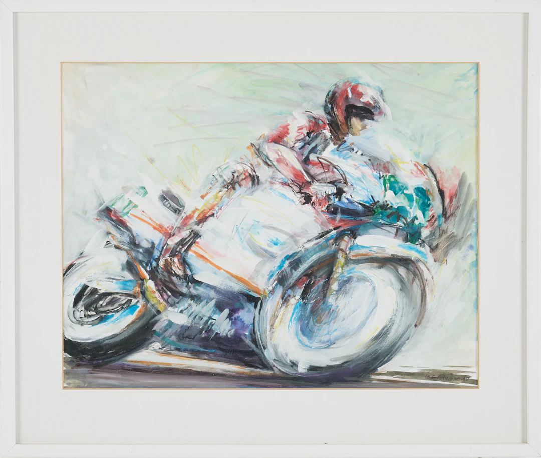 "Rothmans Honda", gouache.