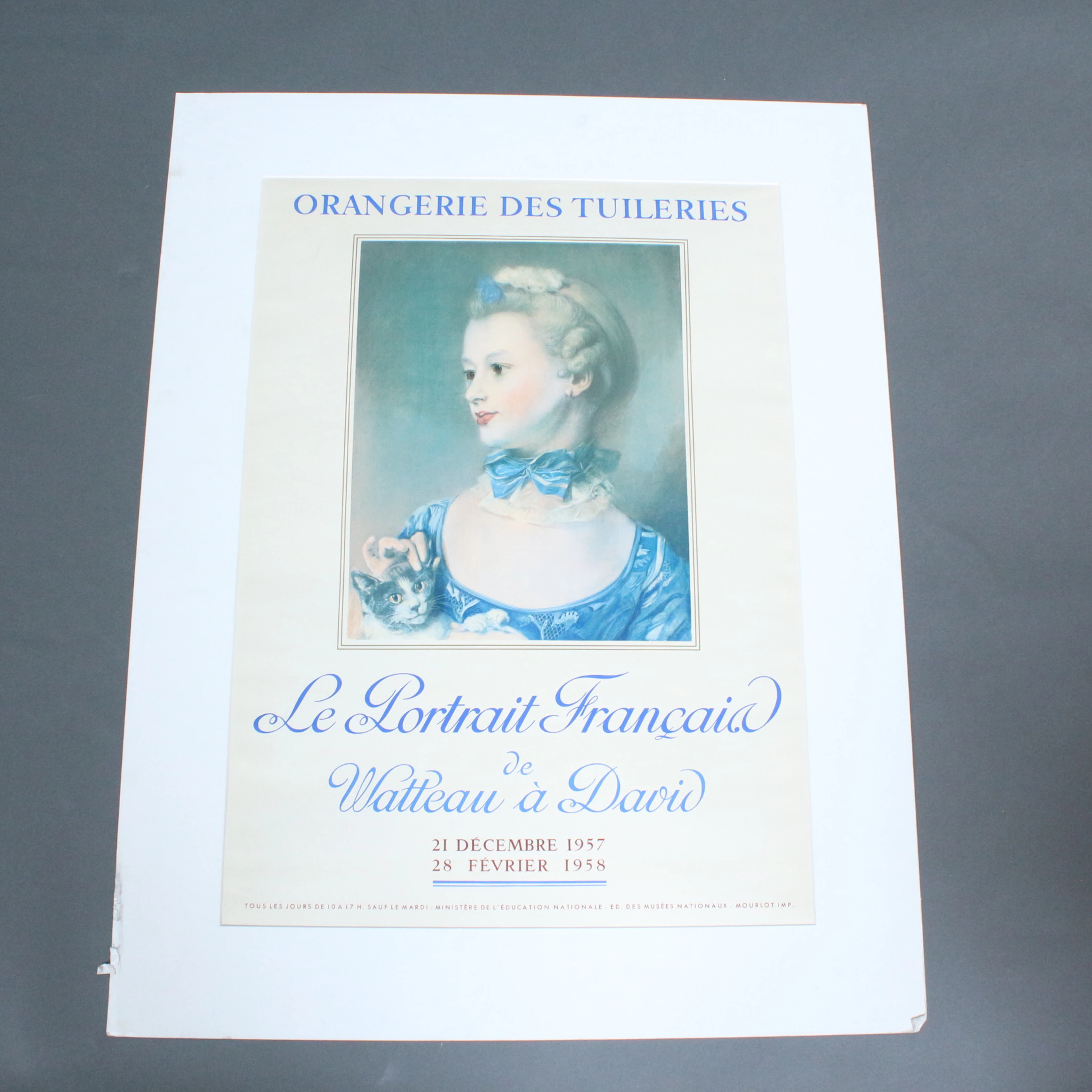 Unbekannter Künstler, Plakat, '' Portrait einer Dame''.