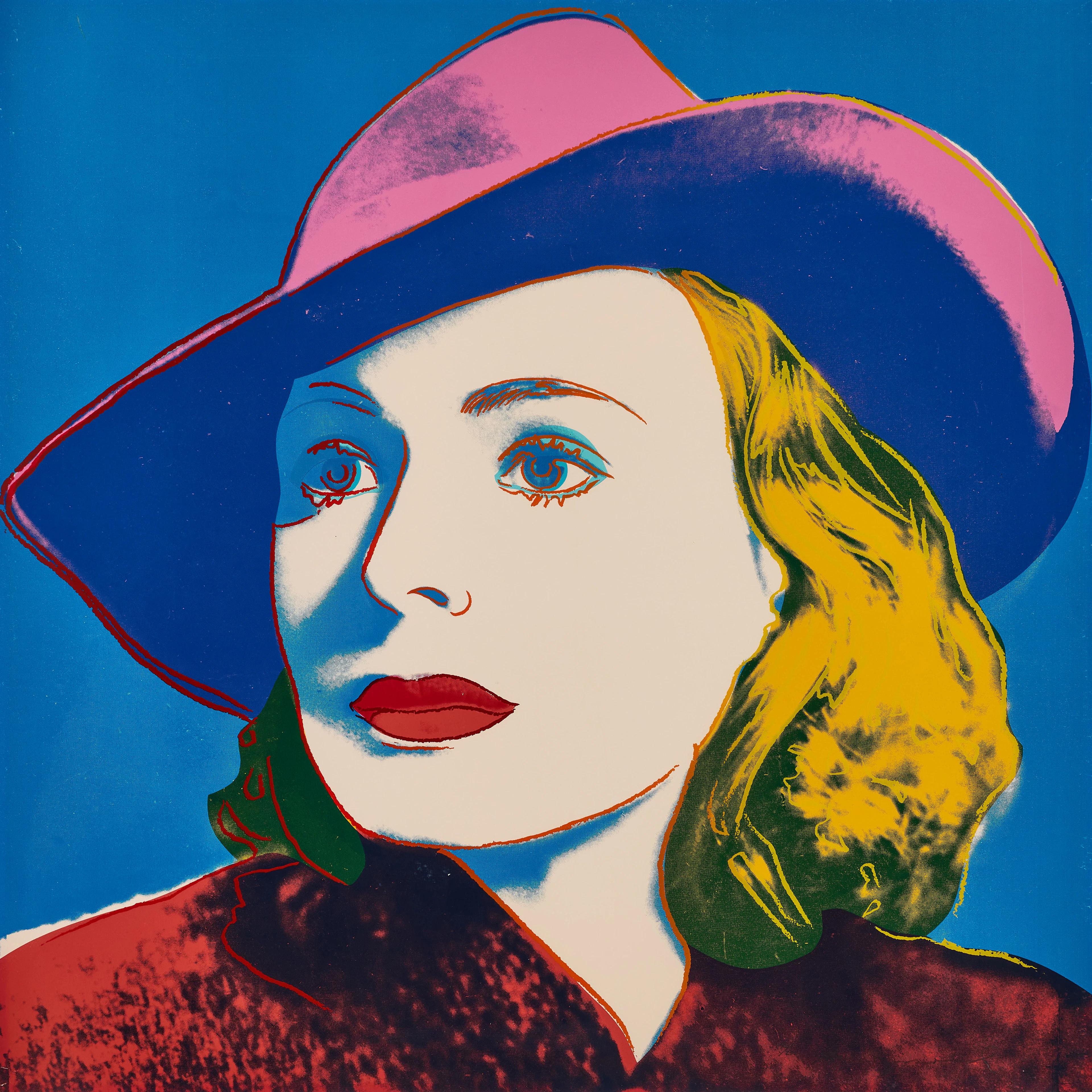 ANDY WARHOL. "Ingrid Bergman - With Hat".