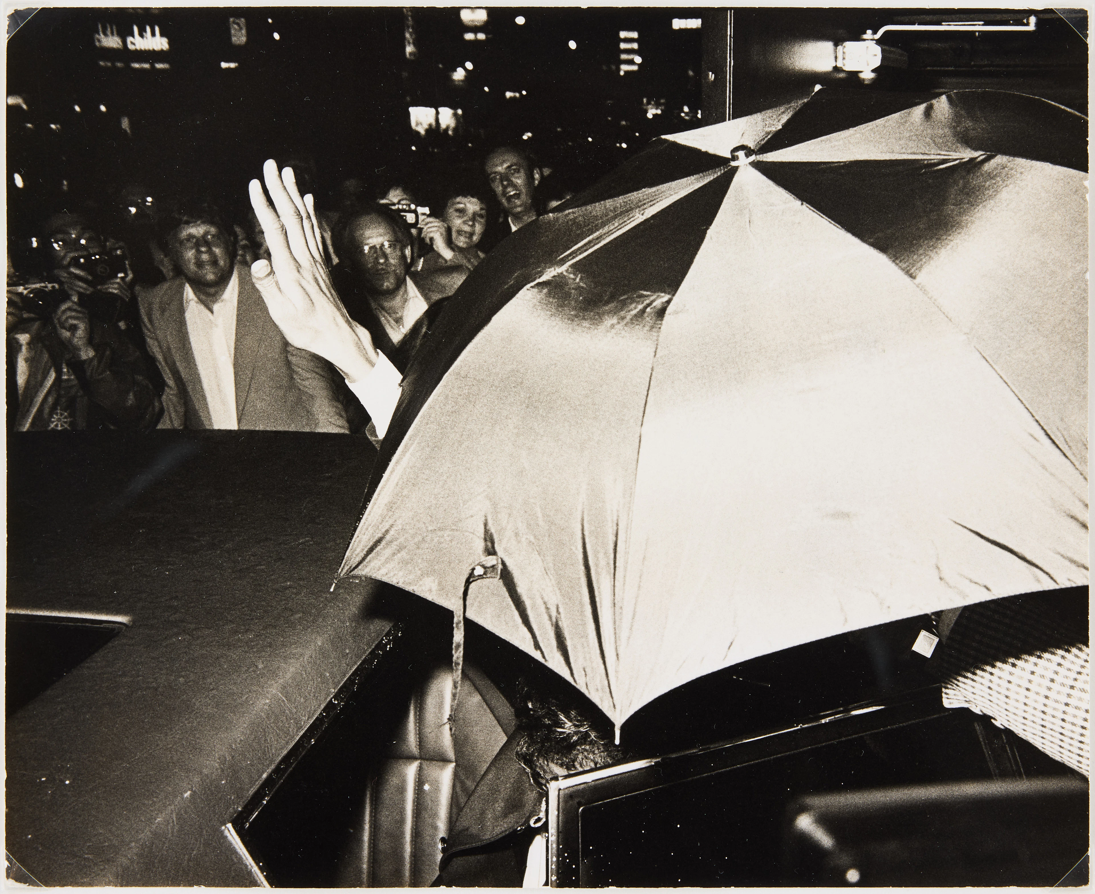 RON GALELLA. Michael Jackson, departing a performance of "Cats" on