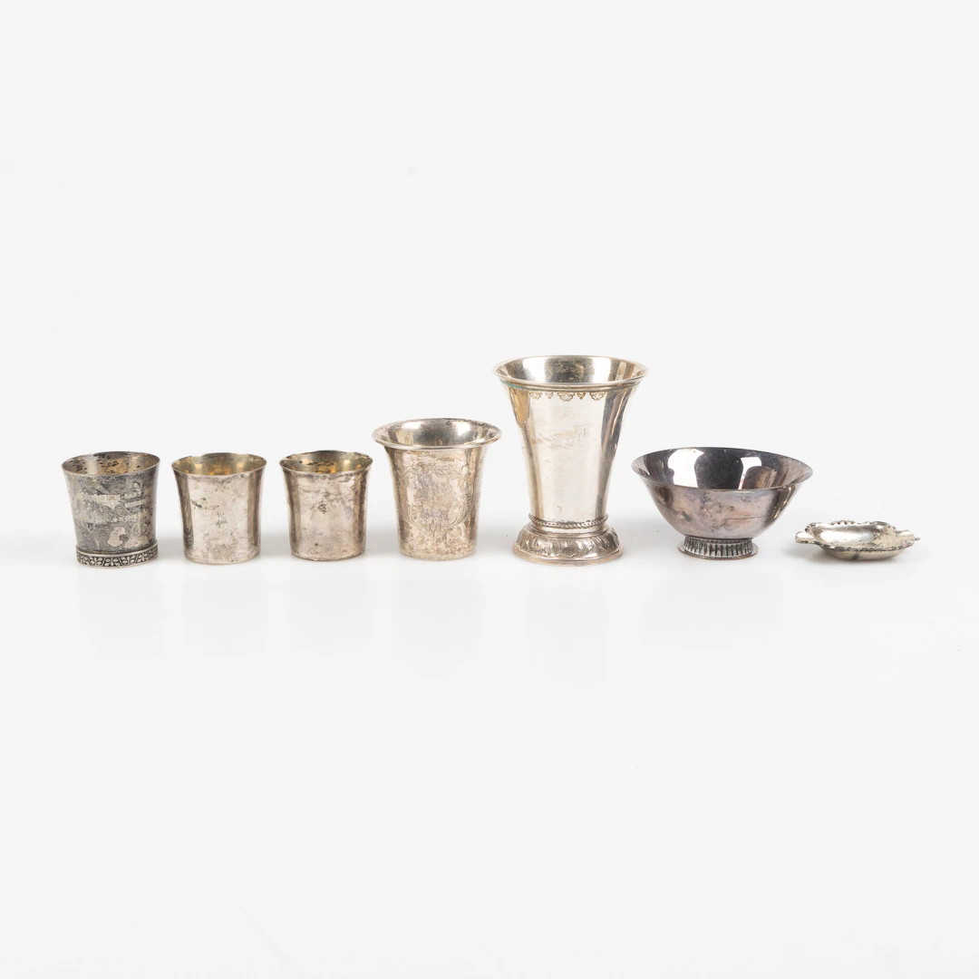 SAMLING SILVER, vaser, skålar mm, Sverige 1900-tal.
