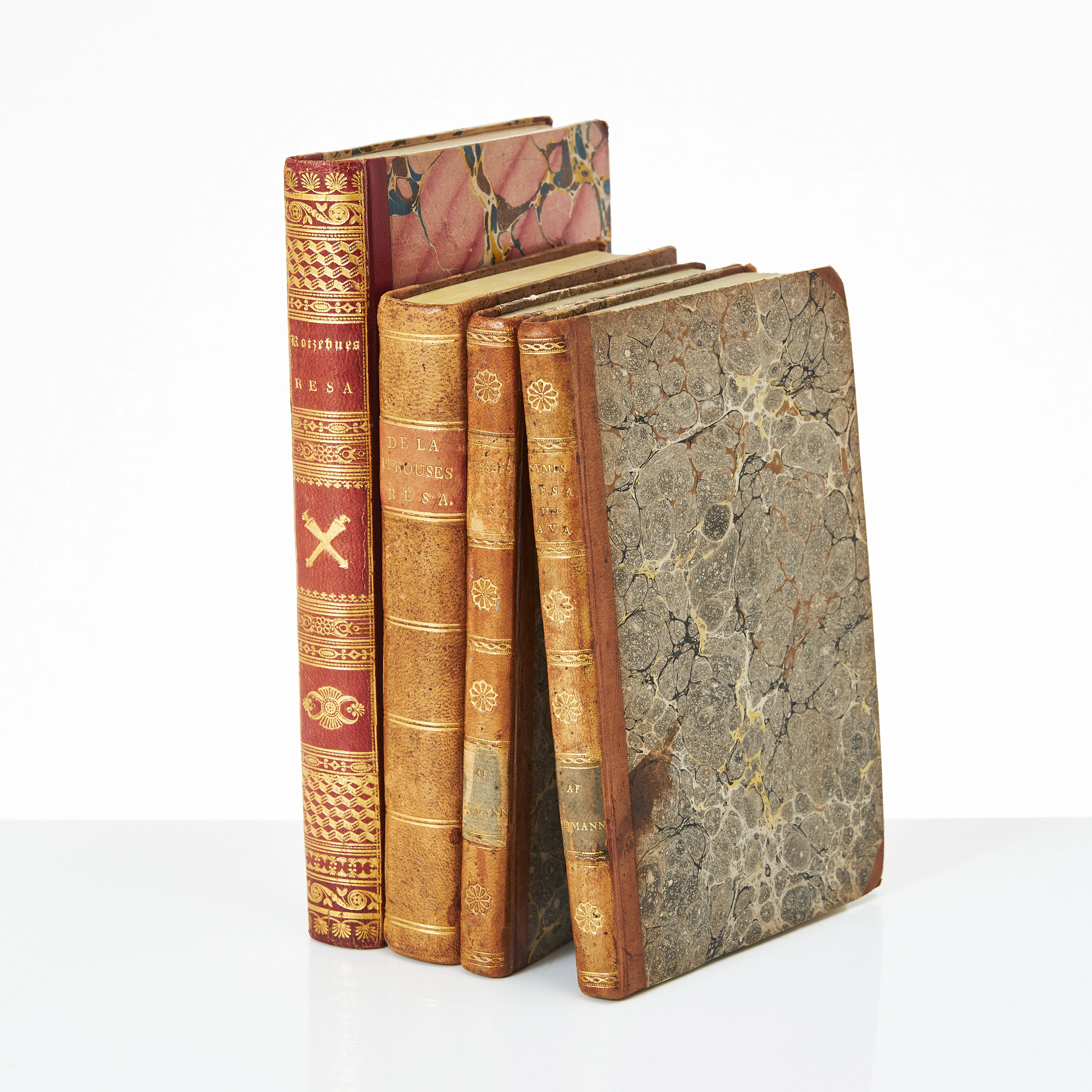 RESOR, 4 VOLYMER, 1793-1830, 4 volymer.