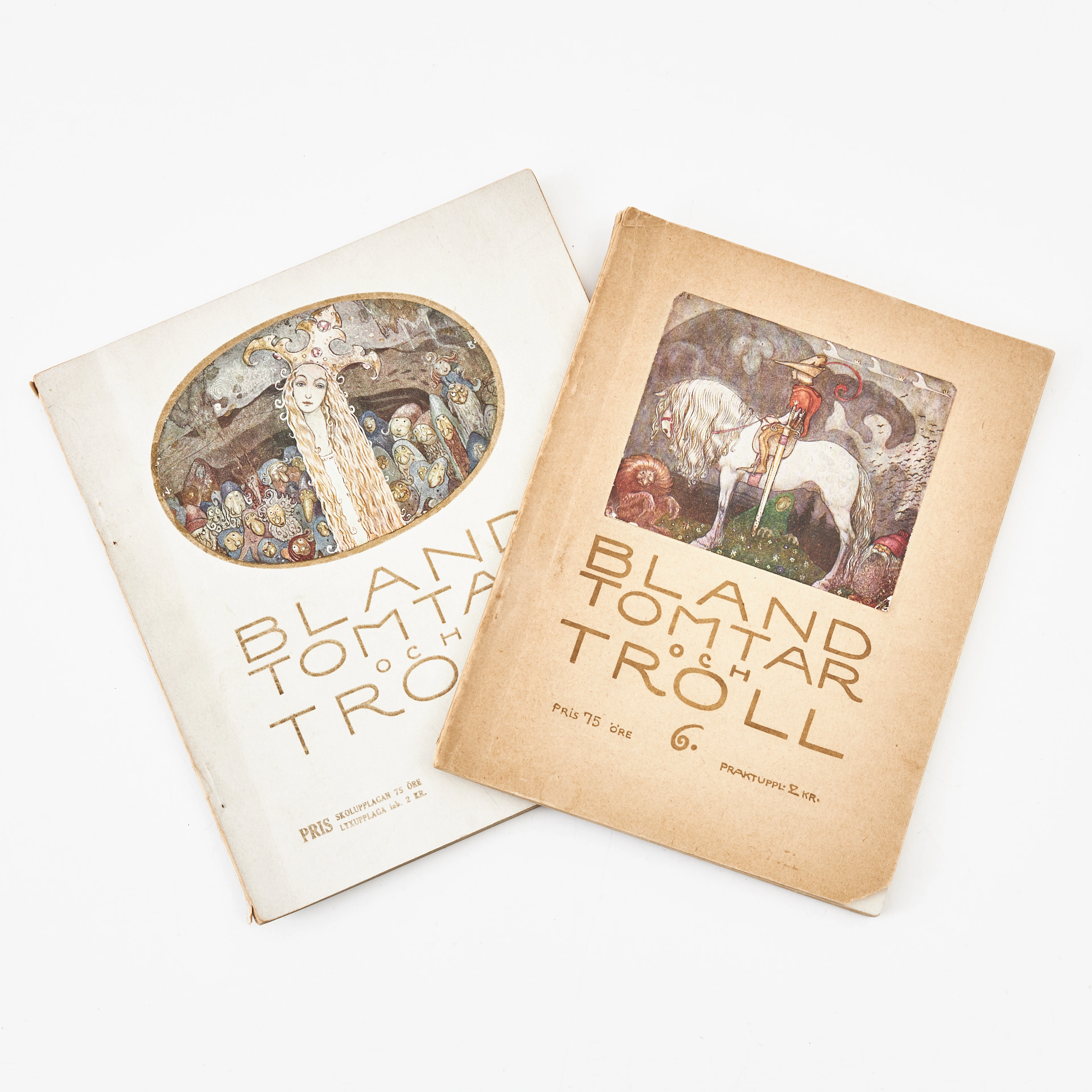 BLAND TOMTAR OCH TROLL. En samling sagor med teckningar av John Bauer.