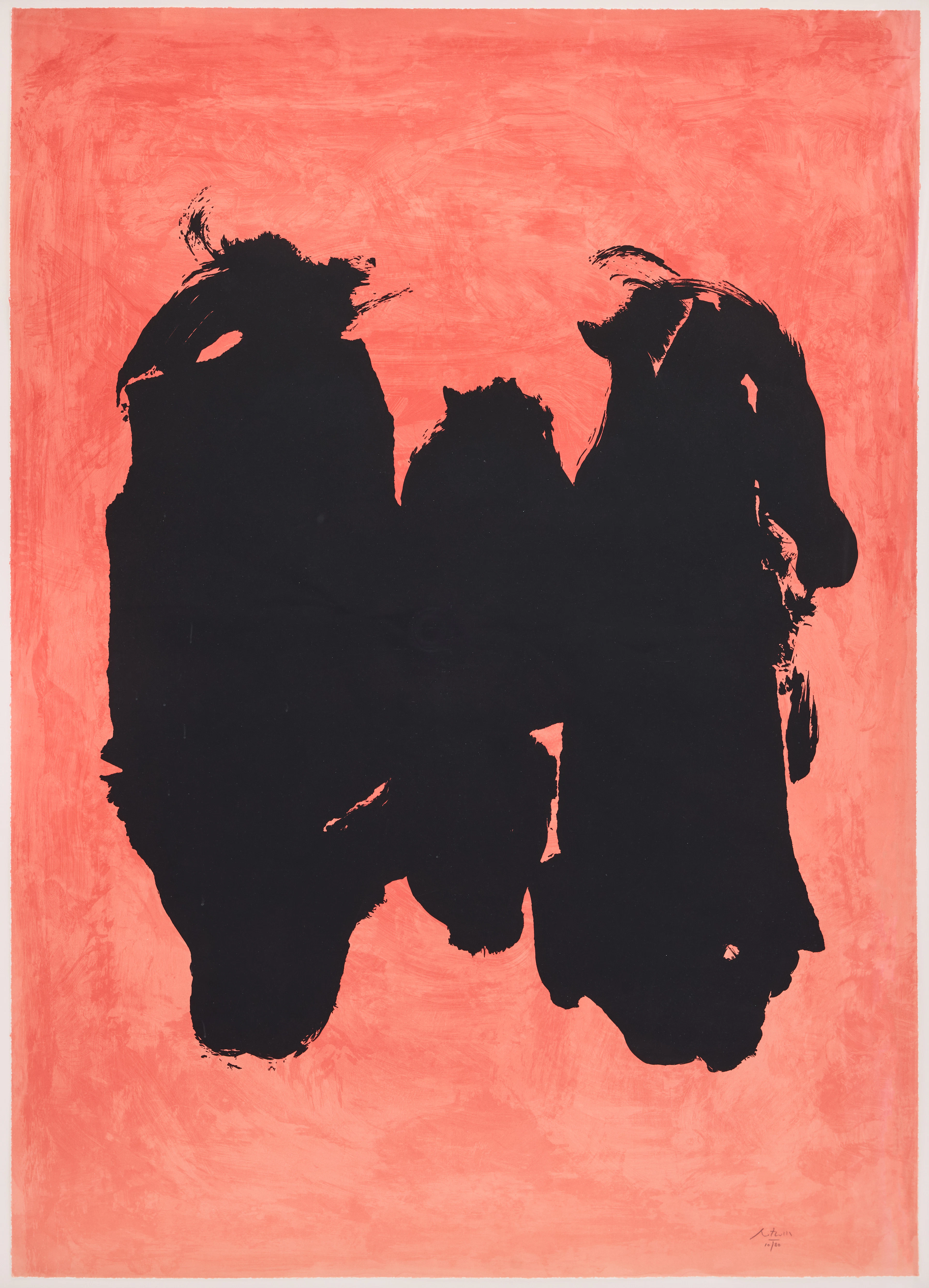 ROBERT MOTHERWELL (USA 1915-1991). "Three Figures".