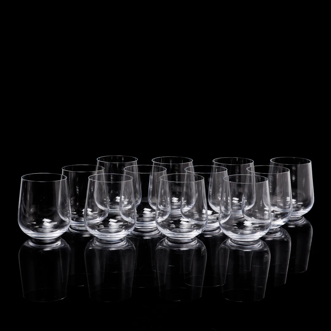 ILS LANDBERG. Tumbler 12 st, glas, "Illusion", Orrefors.