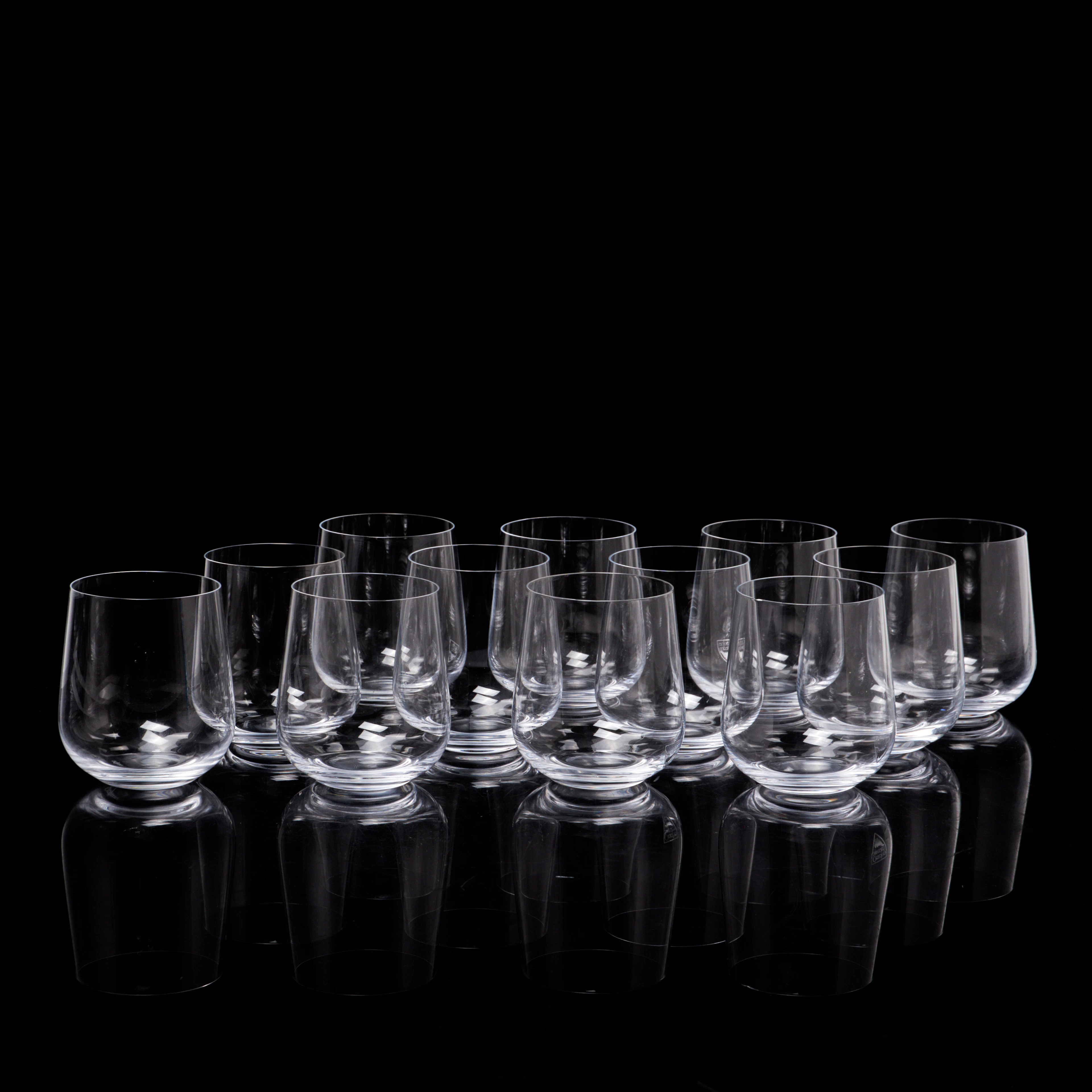 ILS LANDBERG. Tumbler 12 st, glas, "Illusion", Orrefors.