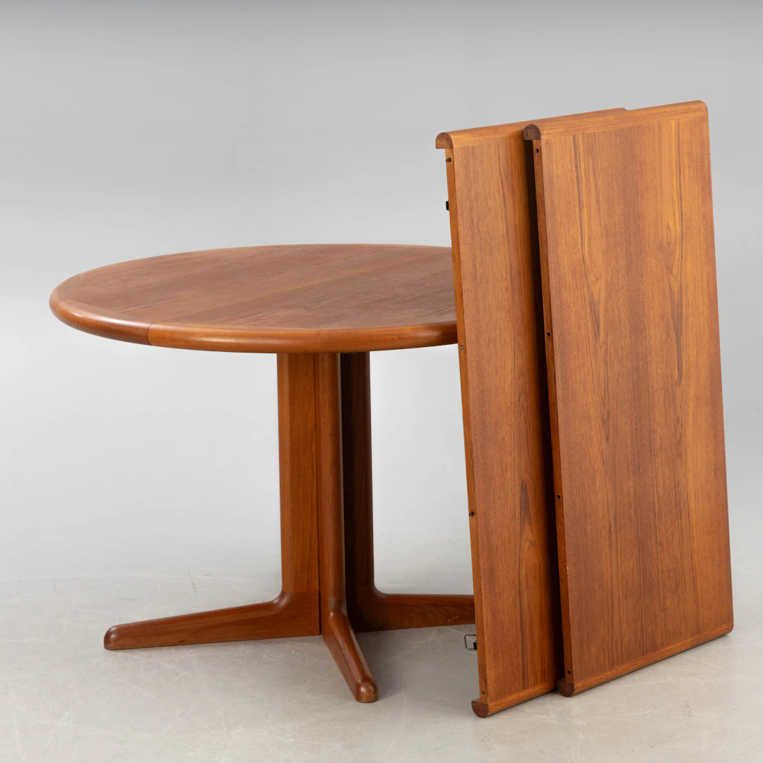 KS Møbler, Esstisch in Teak ausziehbar + 2 Platten.