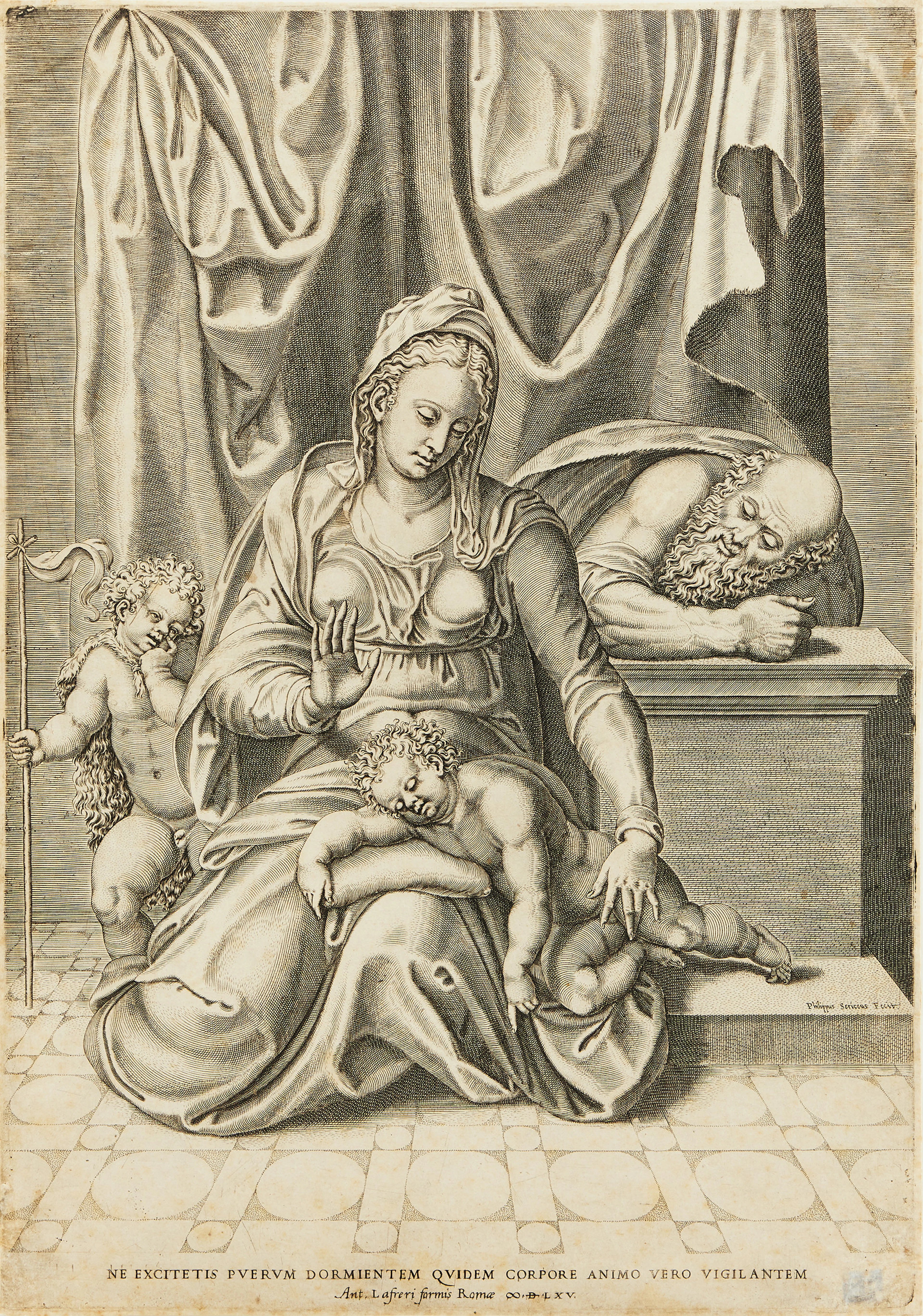 PHILIPPE DE SOYE (THE NETHERLANDS 1538-1572). AFTER MICHELANGELO BUONARROTI