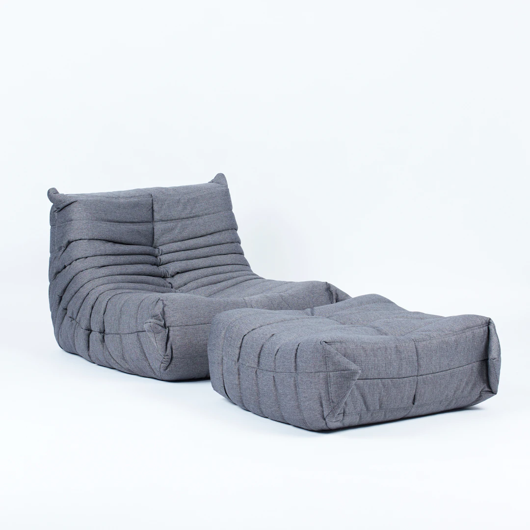 MICHEL DUCAROY. Ligne Roset, Sessel / Lounge Chair mit Ottomane, Modell