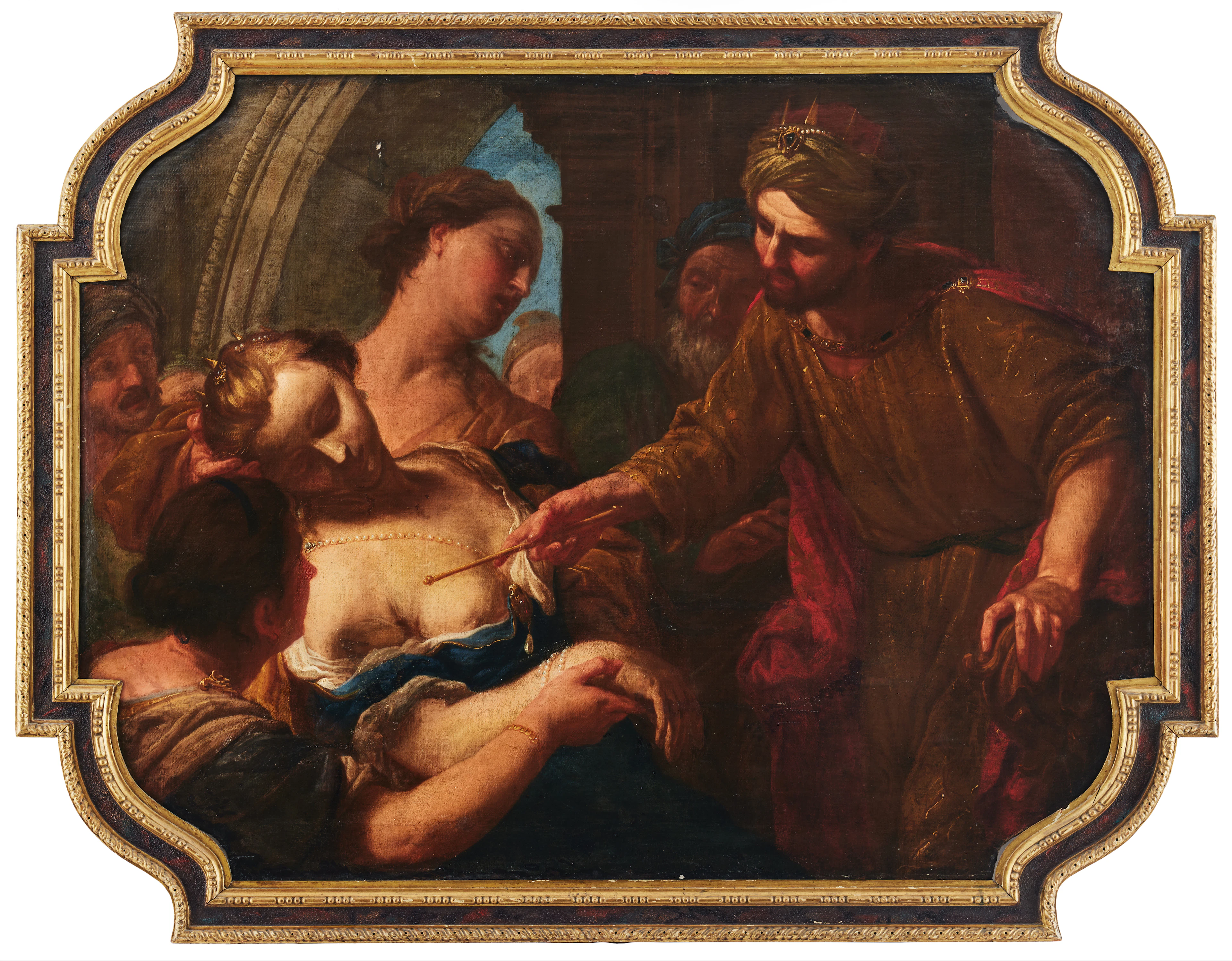 ANTONIO MOLINARI (VENICE 1655-1704). Esther before King Ahasuerus