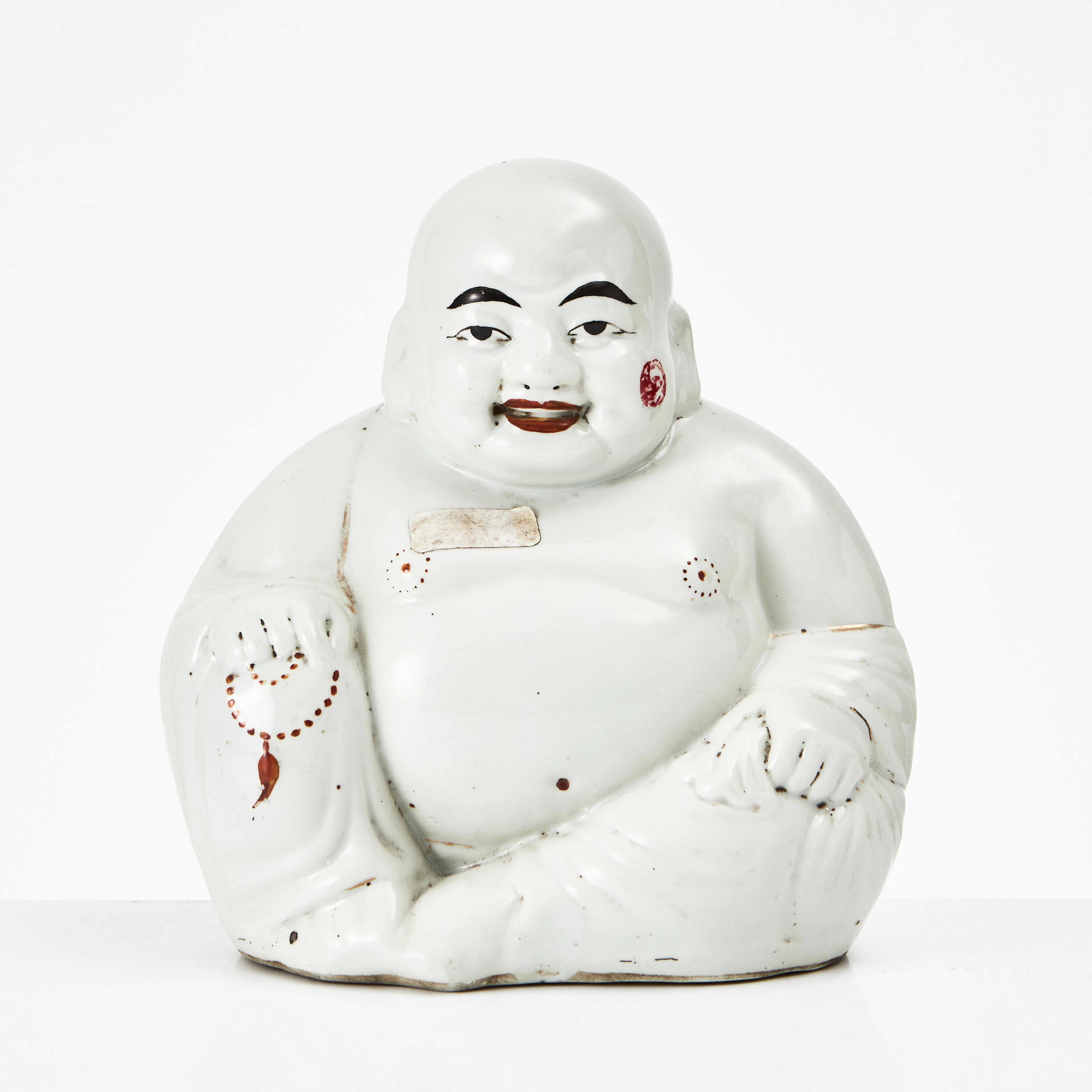 BUDAI, porslin, Kina, Republik (1912-1949), vit glasyr.