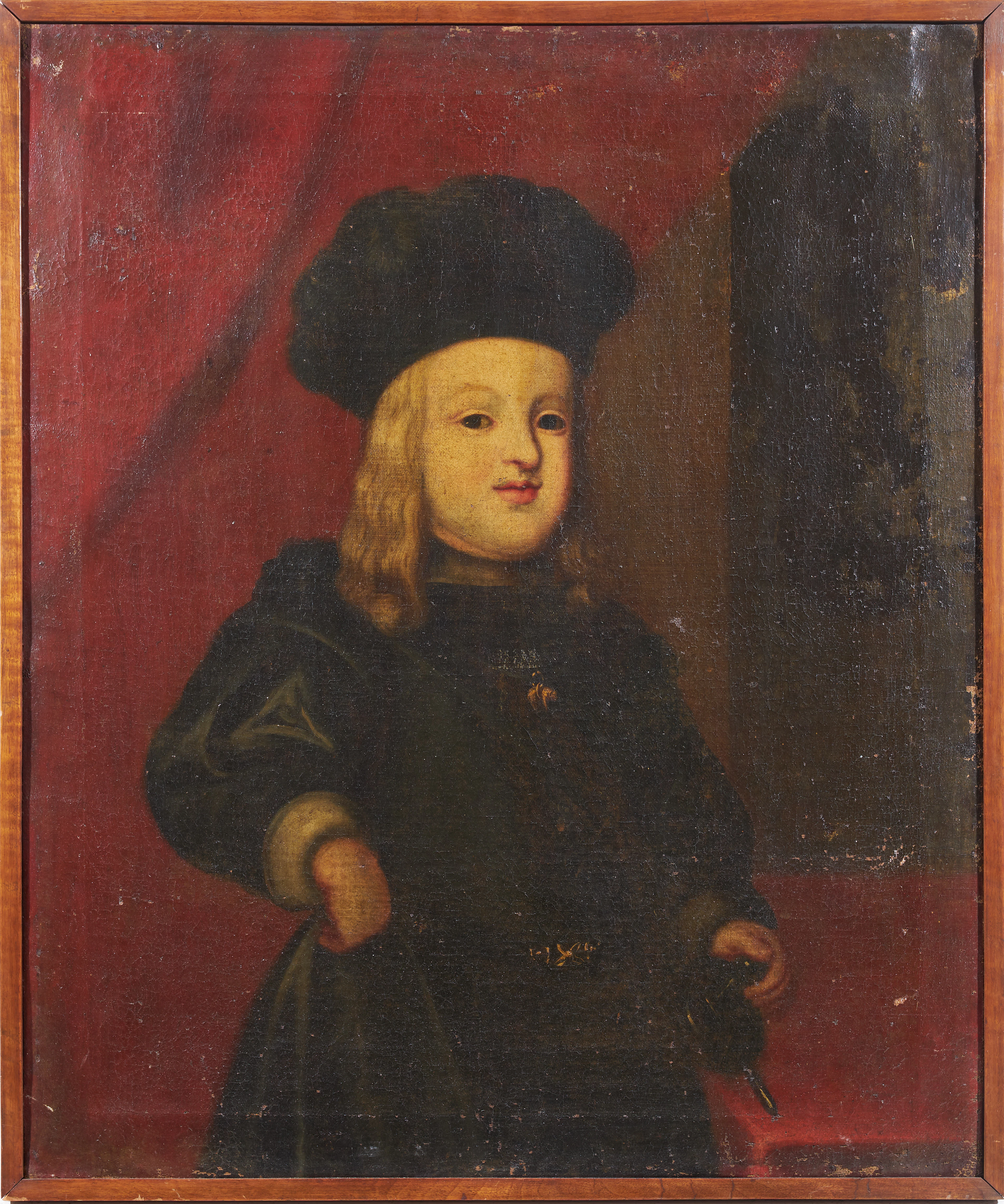 OKÄND KONSTNÄR. Porträtt av Karl II av Spanien, 1600/1700-tal, porträttet