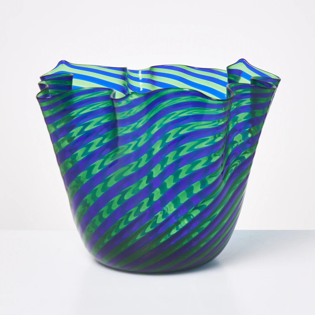 LINEA VALENTINA. Skål, Murano, Italien, glas, spiralformad dekor i