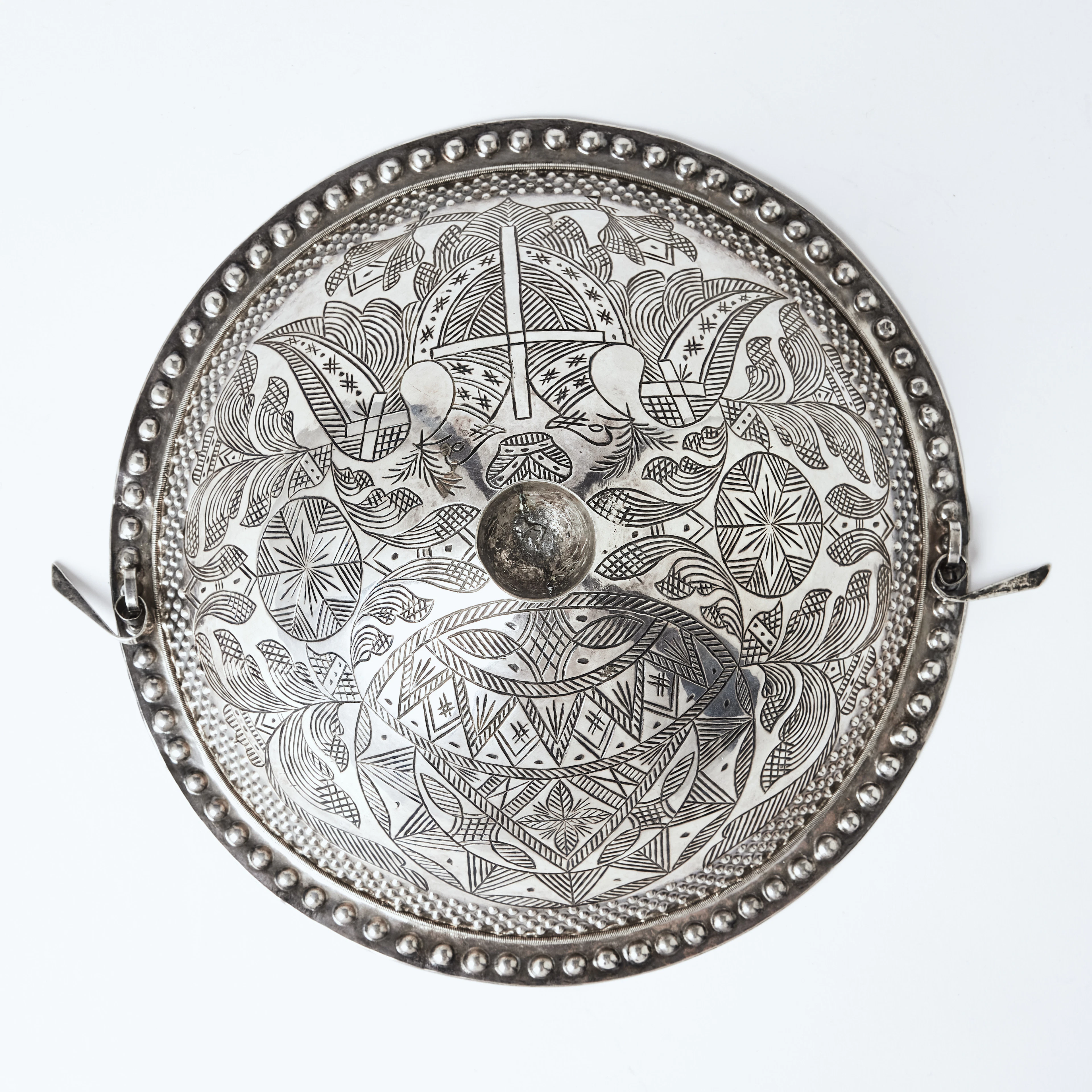 SPÄNNBUCKLA, silver, till traditionell kvinnodräkt, Setu, Estland