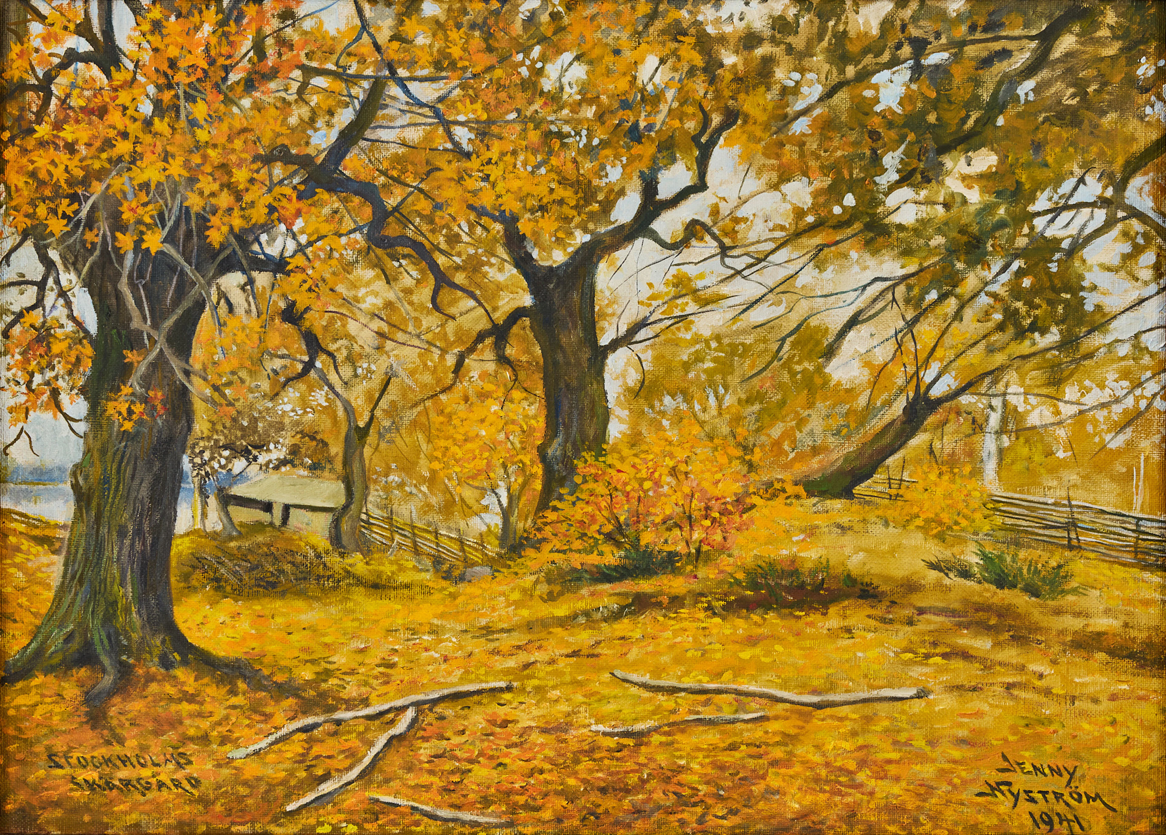 JENNY NYSTRÖM. "Stockholms skärgård".