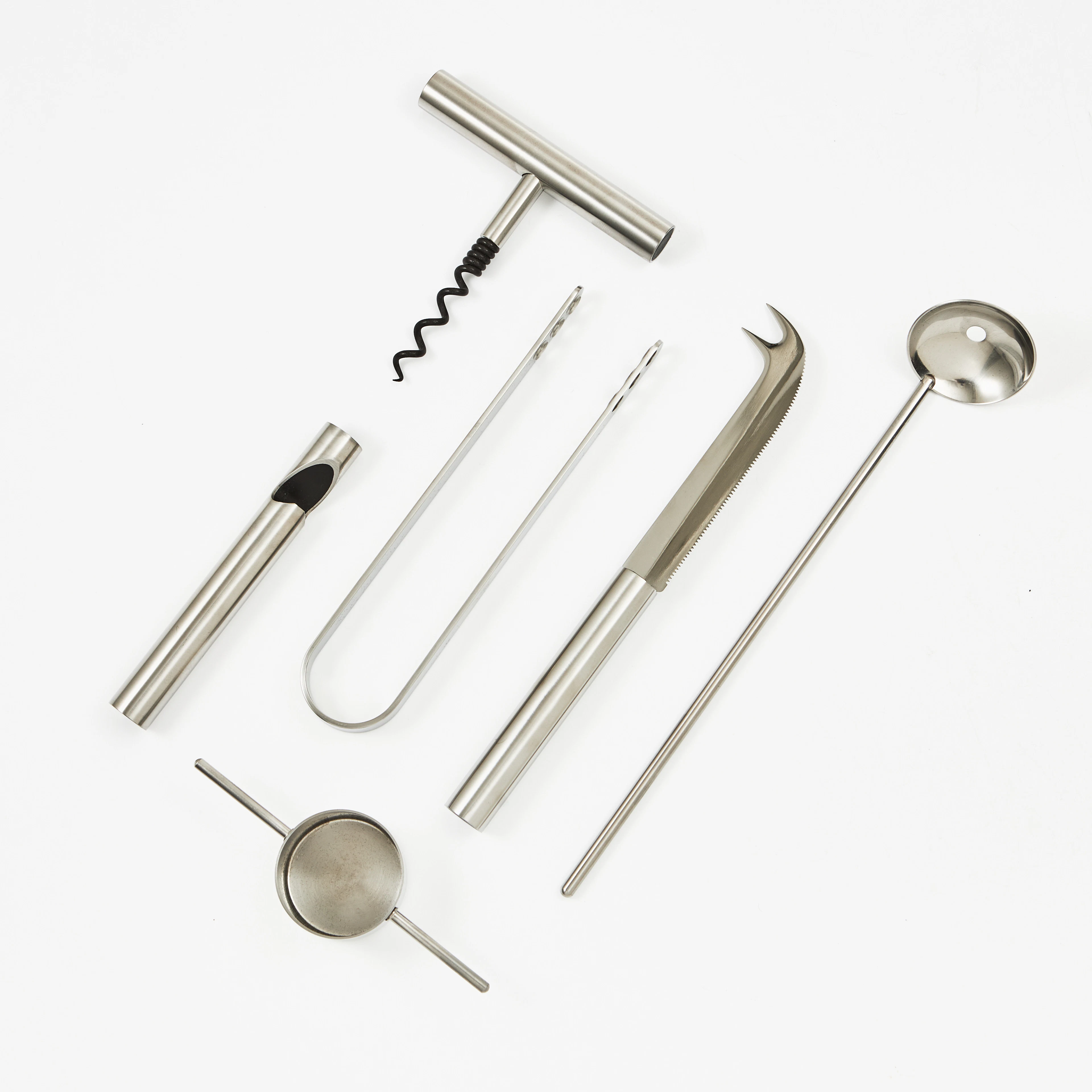 ARNE JACOBSEN. Barset, rostfritt stål, Cylinda-line, Stelton Danmark.