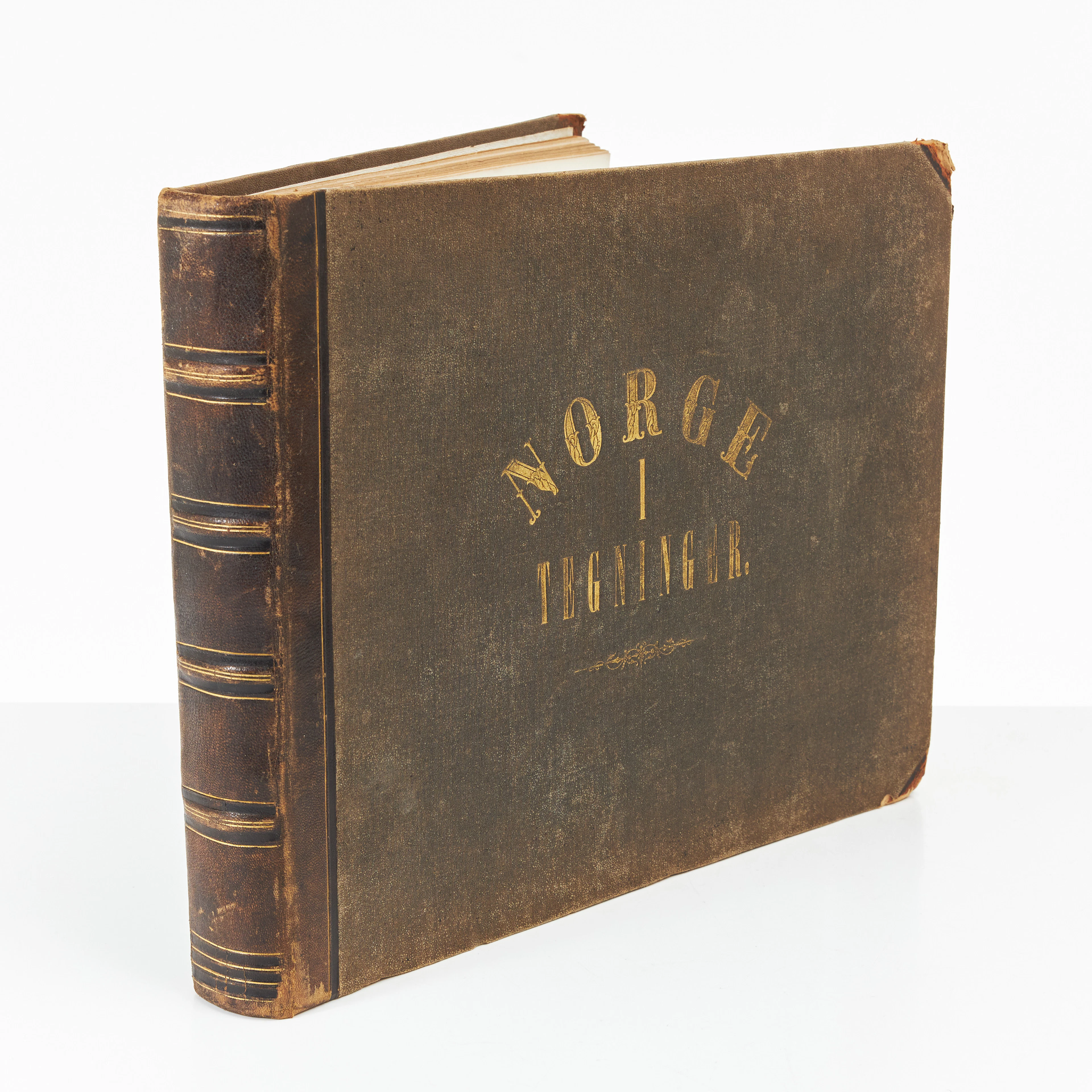 TÖNSBERGS FINA PLANSCHVERK ÖVER NORGE, 1855.