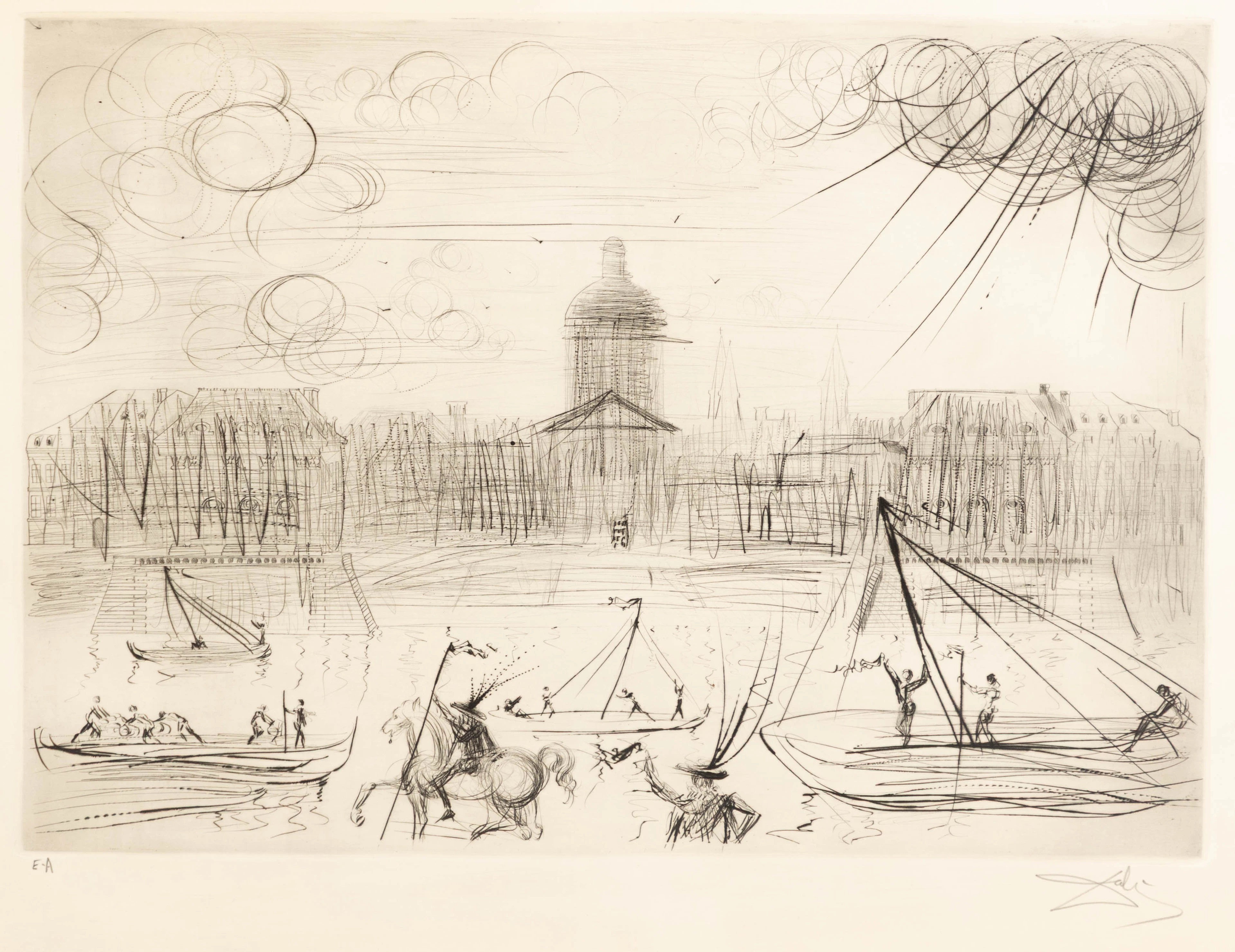 SALVADOR DALI (1904-1989). L'Académie de Paris.