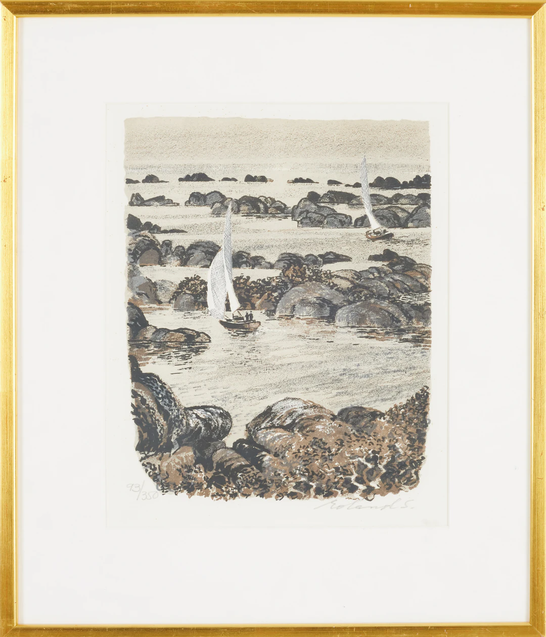 ROLAND SVENSSON. "Det goda livet", signerad samt numrerad 93/350.
