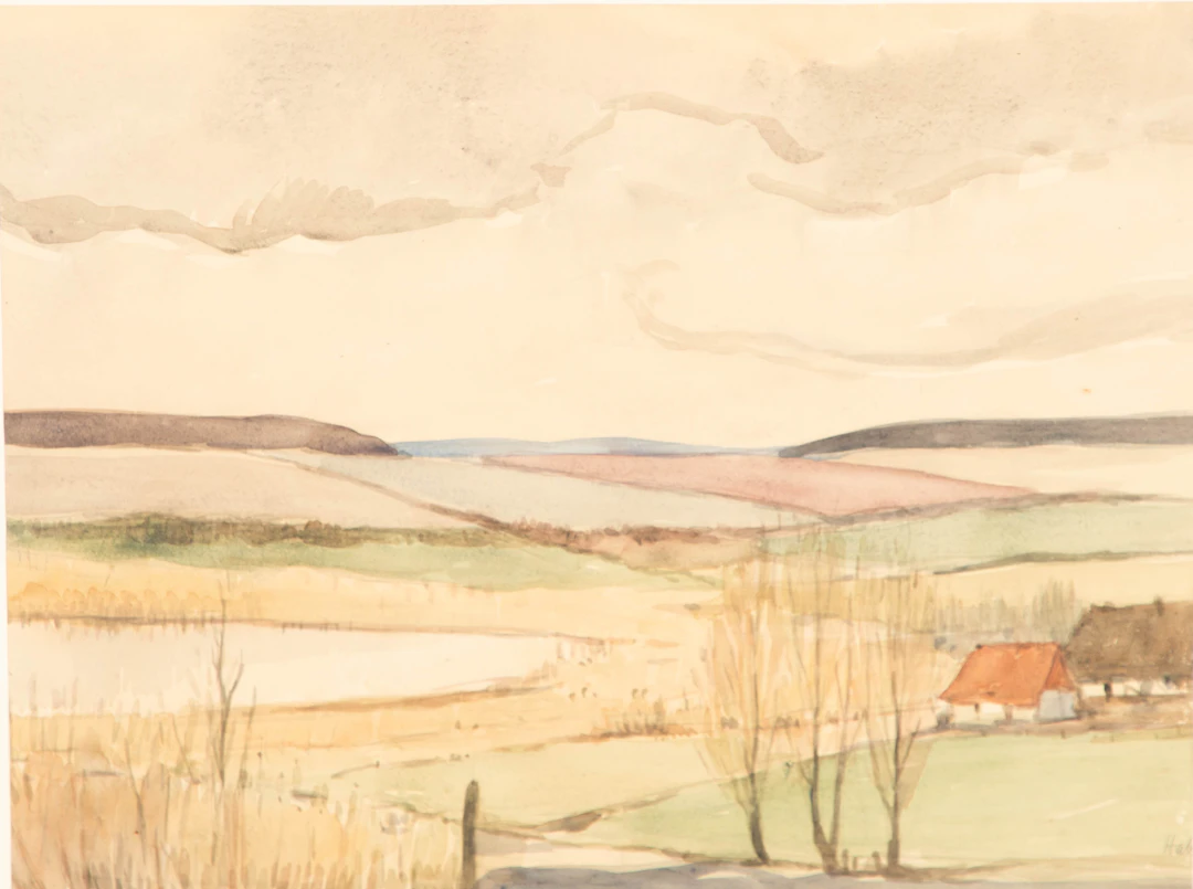WILLY HABL. Norddeutsche Landschaft.